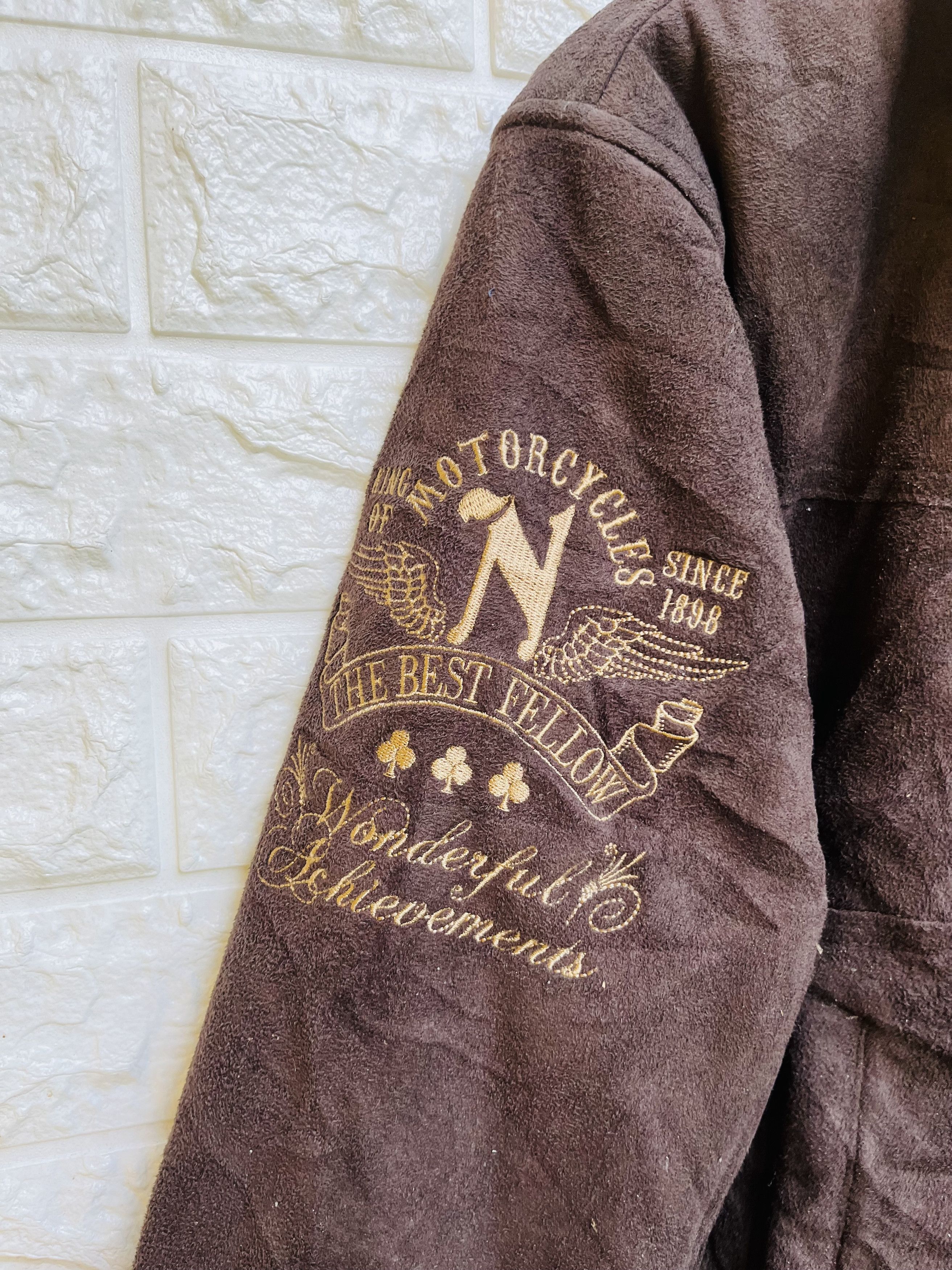 Japanese Brand Vintage Norton Motorcycle Designer Fashion Style Jacket Size US M / EU 48-50 / 2 - 7 Thumbnail