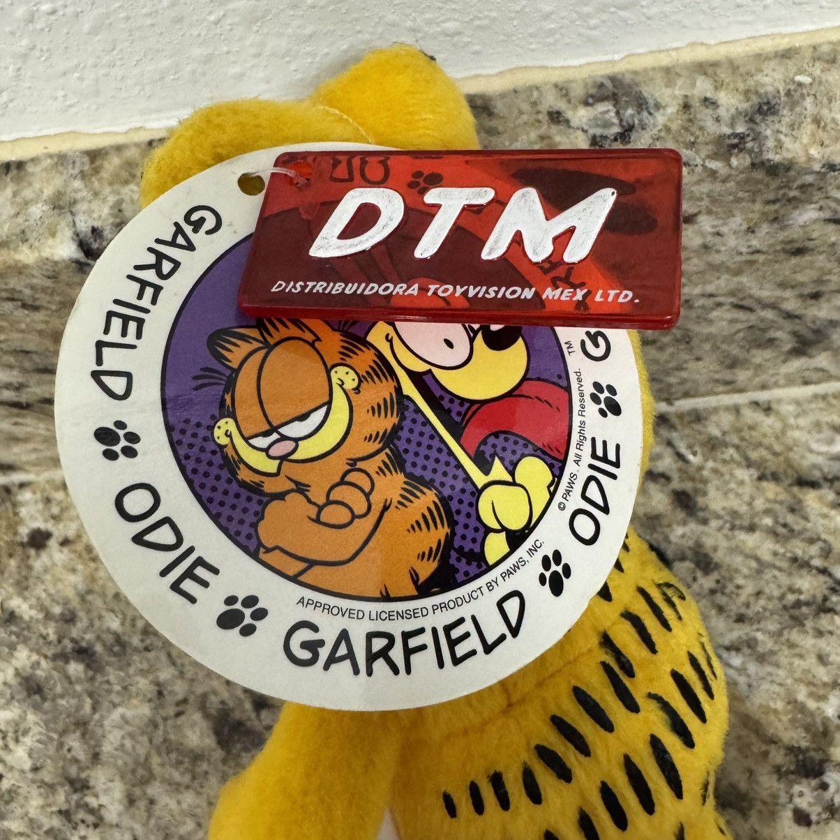 Vintage Vintage Garfield Love Heart Balloons 7" Valentines Day Plush Size ONE SIZE - 5 Thumbnail