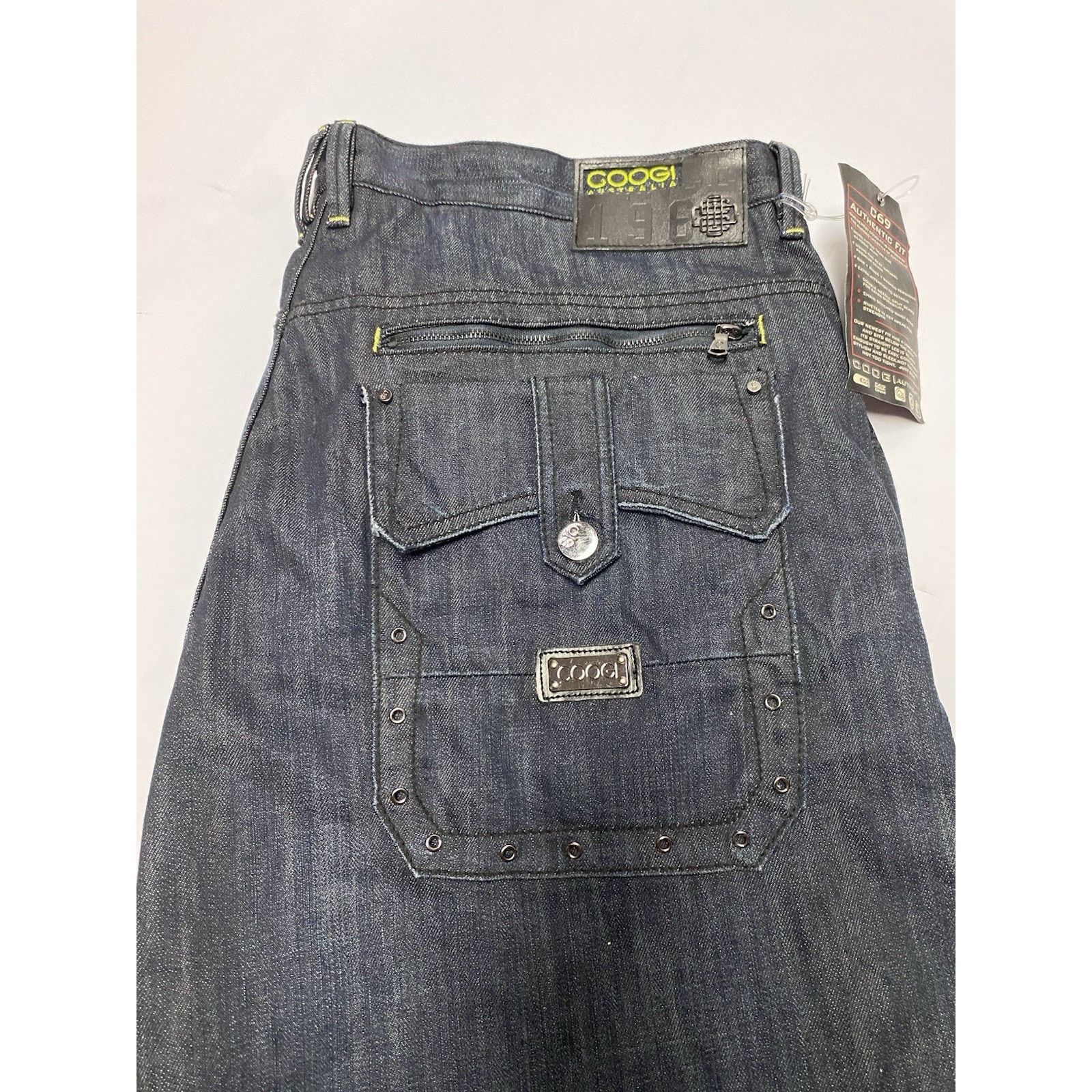 Coogi COOGI Y2K HIP-HOP Blue Denim Shorts Baggy Men’s Sz 44 NWT! Size US 44 / EU 60 - 1 Thumbnail