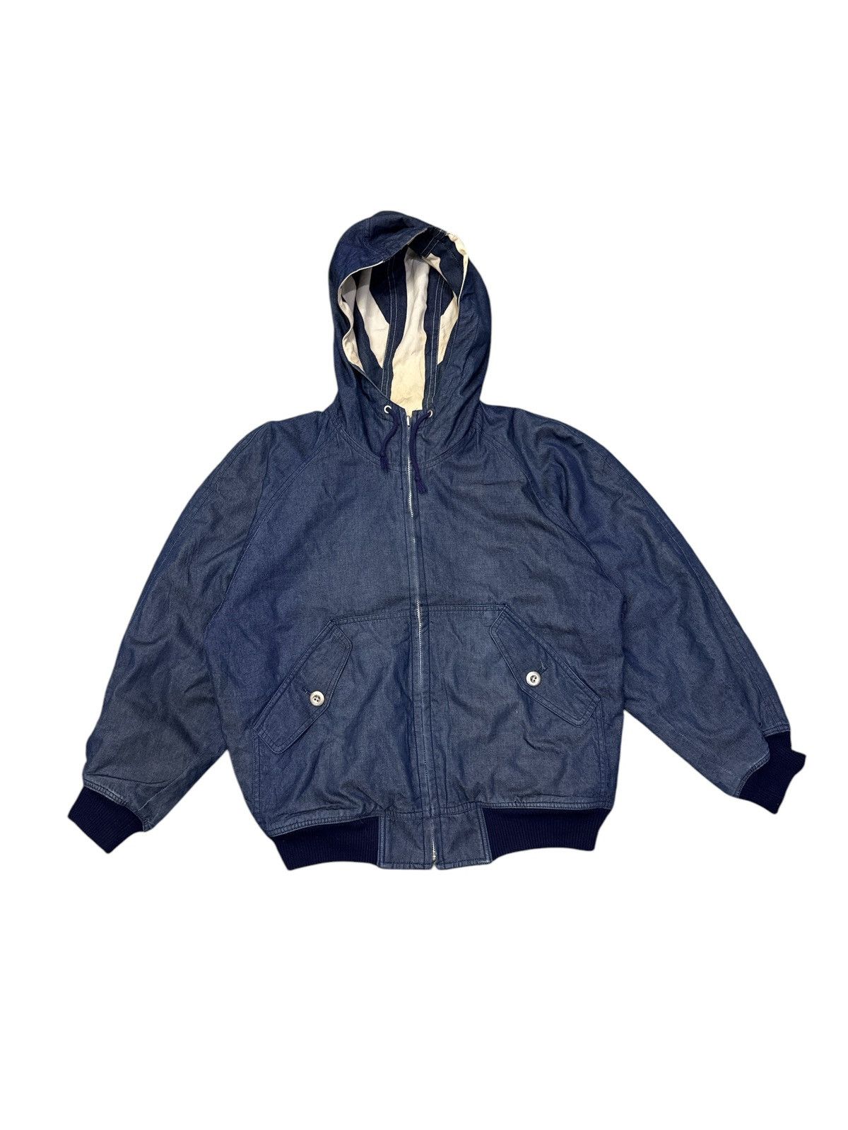 Issey Miyake 1980s I.S ISSEY MIYAKE REVERSIBLE STRIPED BOMBER JACKET Size US M / EU 48-50 / 2 - 2 Thumbnail