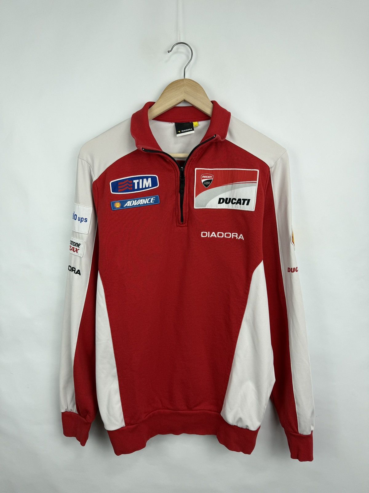 Ducati 🇮🇹 Ducati Corse Diadora Bridgestone Shell Long Sleeve 2015 Size US L / EU 52-54 / 3 - 2 Thumbnail