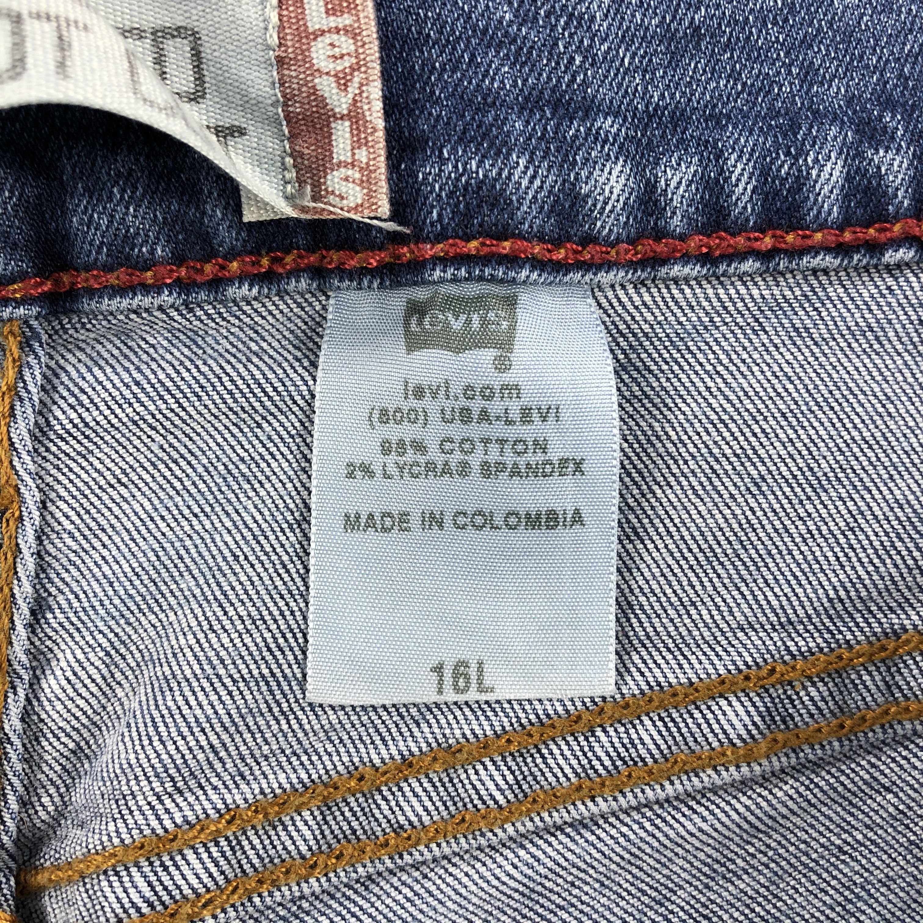 Levi's Vintage Blue Wash Levis 550 Jeans-J1704 Size US 34 / EU 50 - 13 Thumbnail