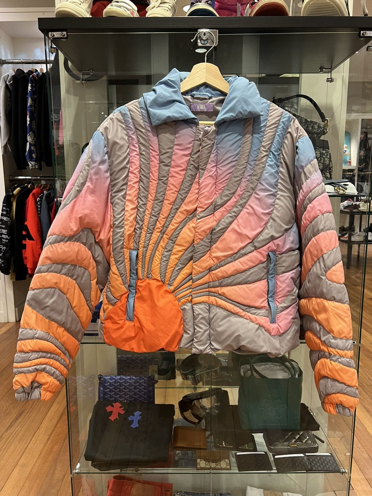 ERL ERL Sunrise Bomber Puffer Jacket Size US M / EU 48-50 / 2 - 1 Thumbnail