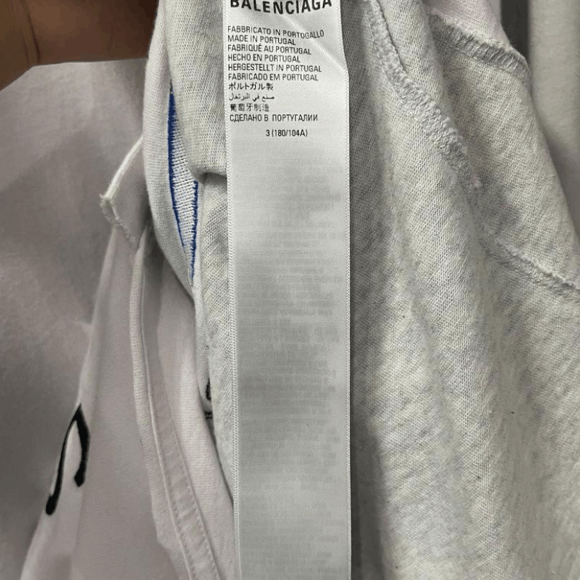 Balenciaga Balenciaga Oversized Long-Sleeve T-Shirt 3M Size US L / EU 52-54 / 3 - 4 Thumbnail