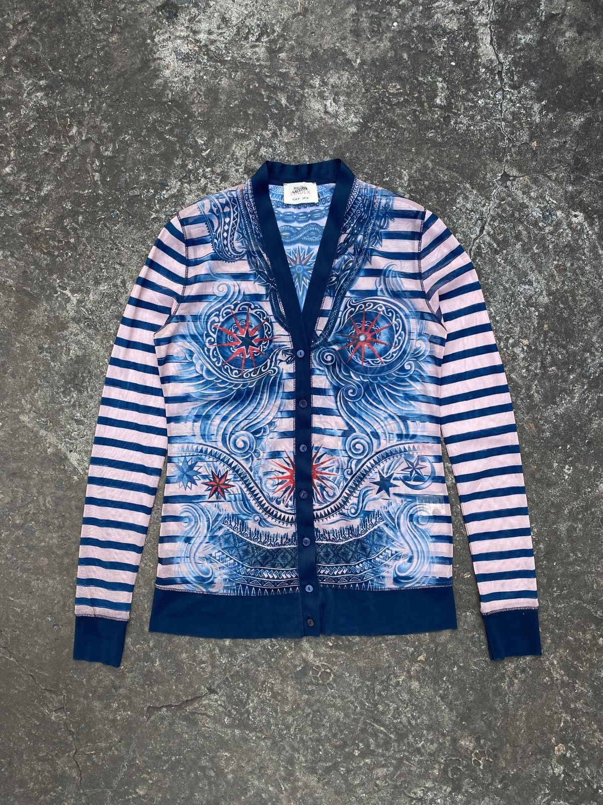 Jean Paul Gaultier Jean Paul Gaultier X lindex mesh Tattoo printed long size M Size M / US 6-8 / IT 42-44 - 1 Thumbnail