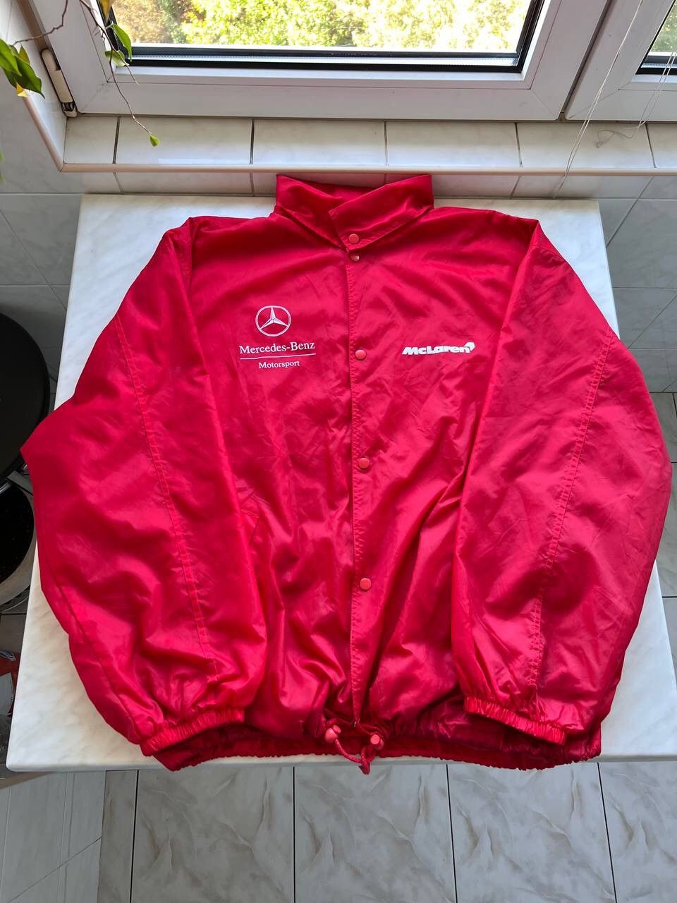 Mercedes-Benz Mens Vintage Mercedes McLaren Motorsport racing jacket nylon Size US L / EU 52-54 / 3 - 11 Thumbnail