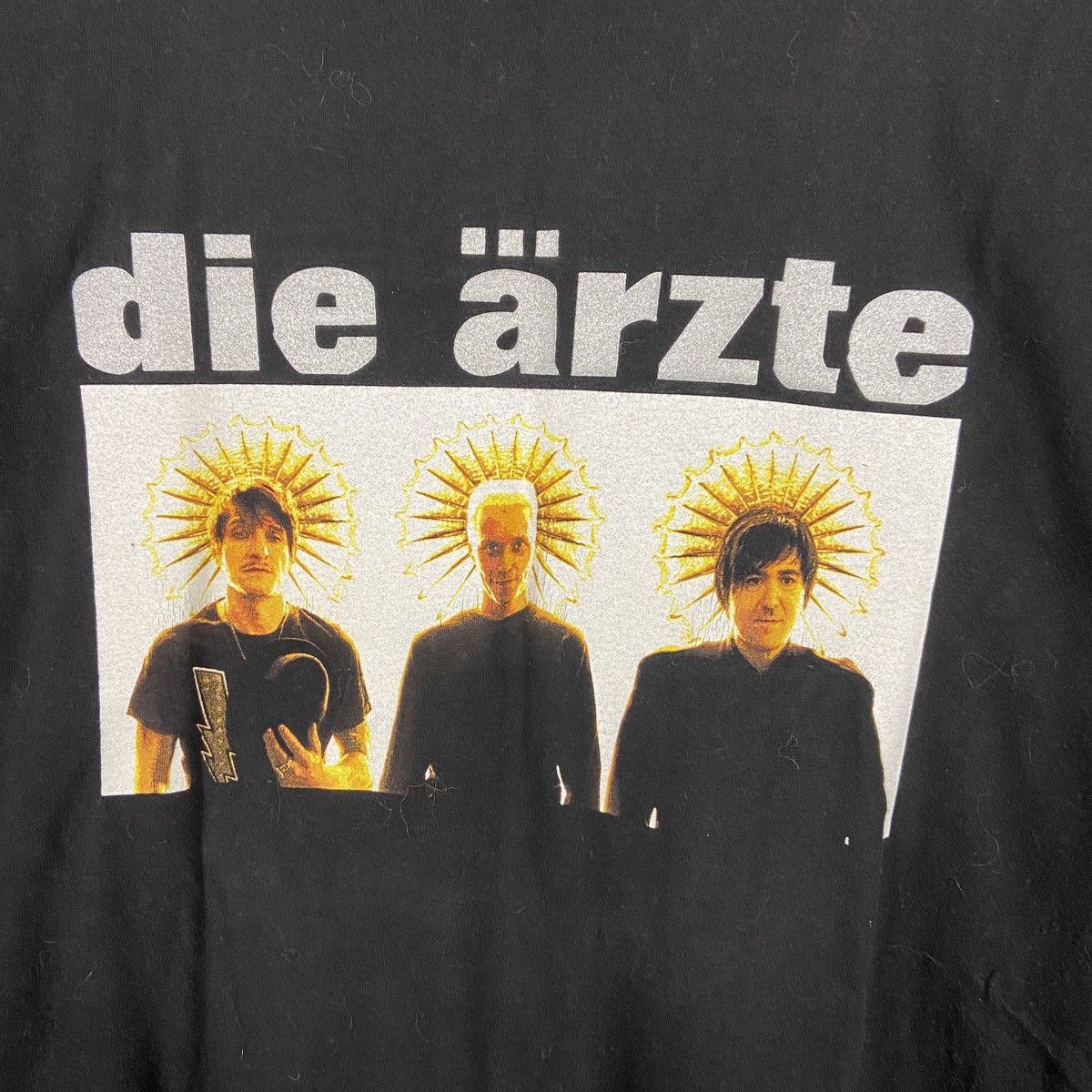 Band Tees × Vintage Vintage 90s Die Arzte Band T-shirt Size US XL / EU 56 / 4 - 5 Thumbnail