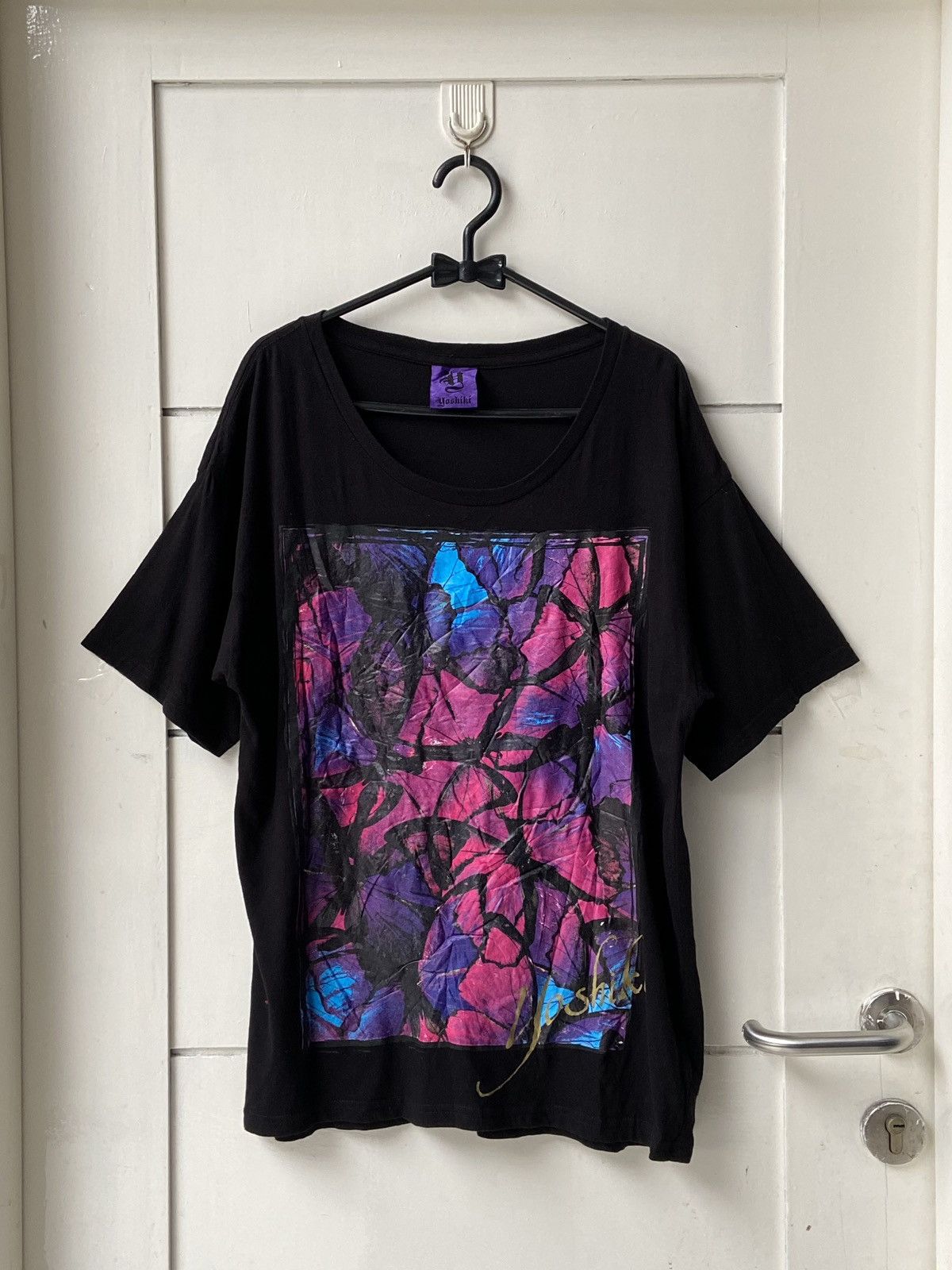 Designer × Issey Miyake × Japanese Brand YOSHIKI Black Motive T-shirt Size US S / EU 44-46 / 1 - 9 Thumbnail