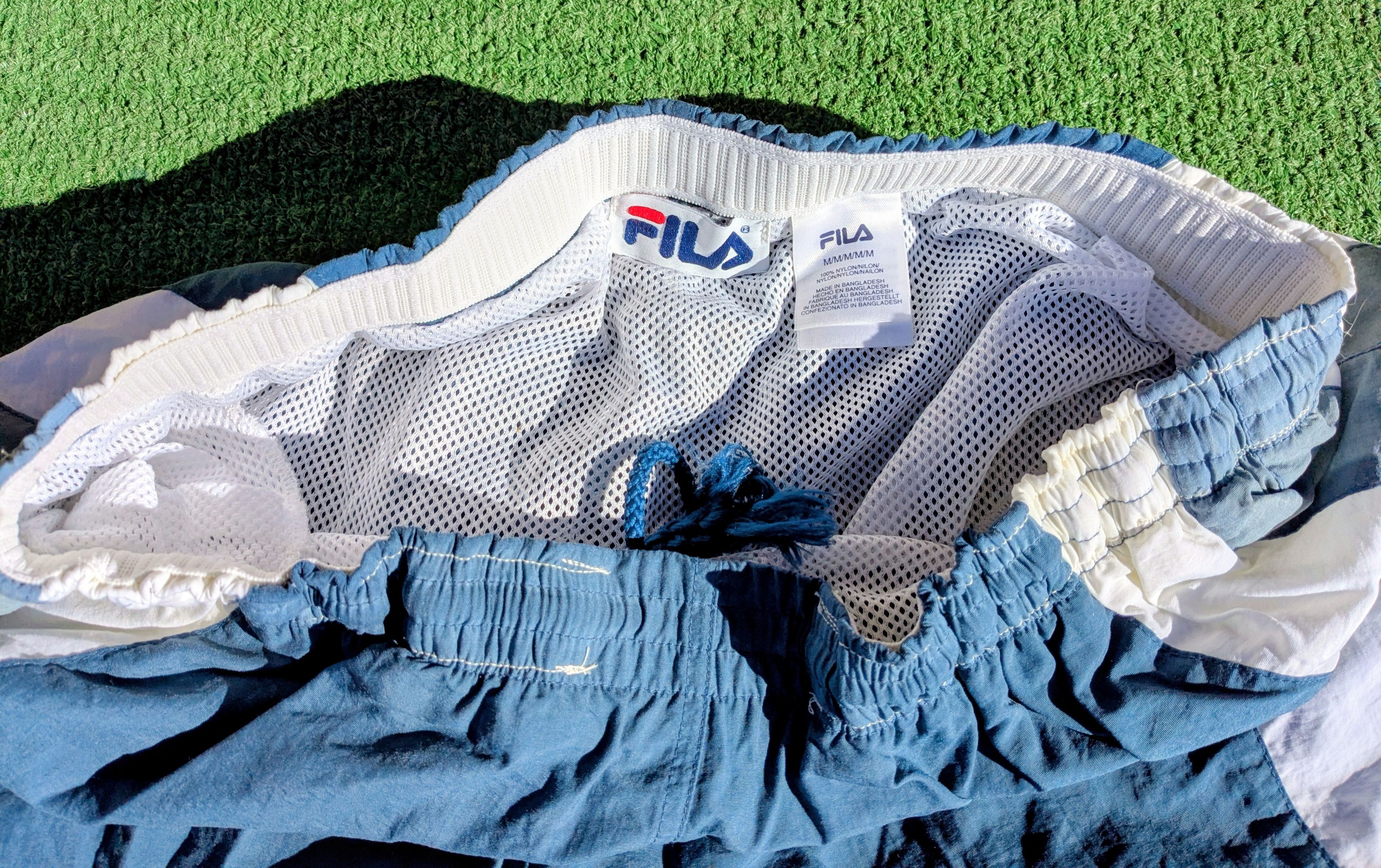 Fila Fila Vintage 1990's Swimsuit Trunks/Lined Nylon Shorts Size US 32 / EU 48 - 2 Thumbnail