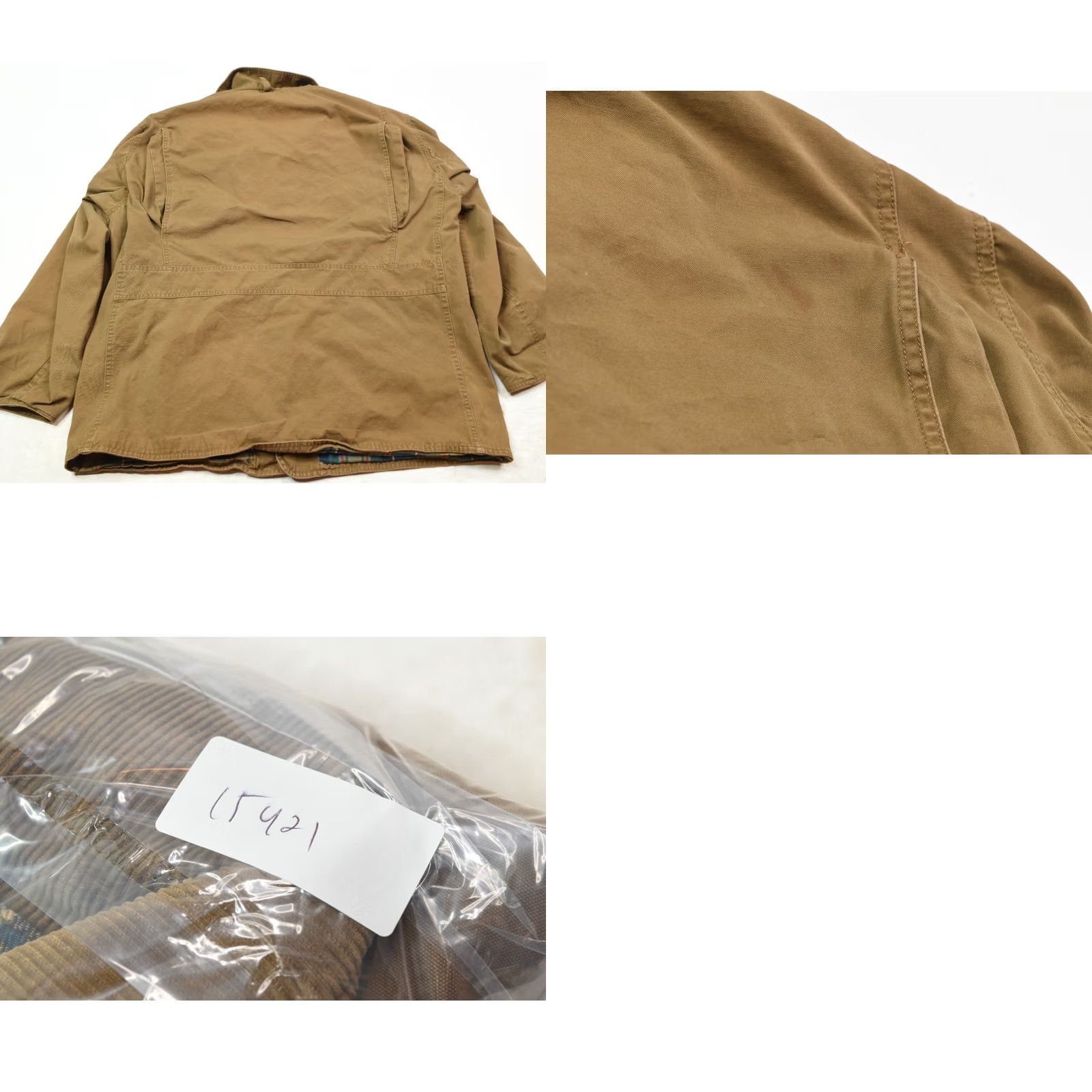 American Eagle Outfitters Vintage American Eagle Barn Coat Mens Medium Brown Flannel Lined Cotton Y2K Size US M / EU 48-50 / 2 - 10 Thumbnail