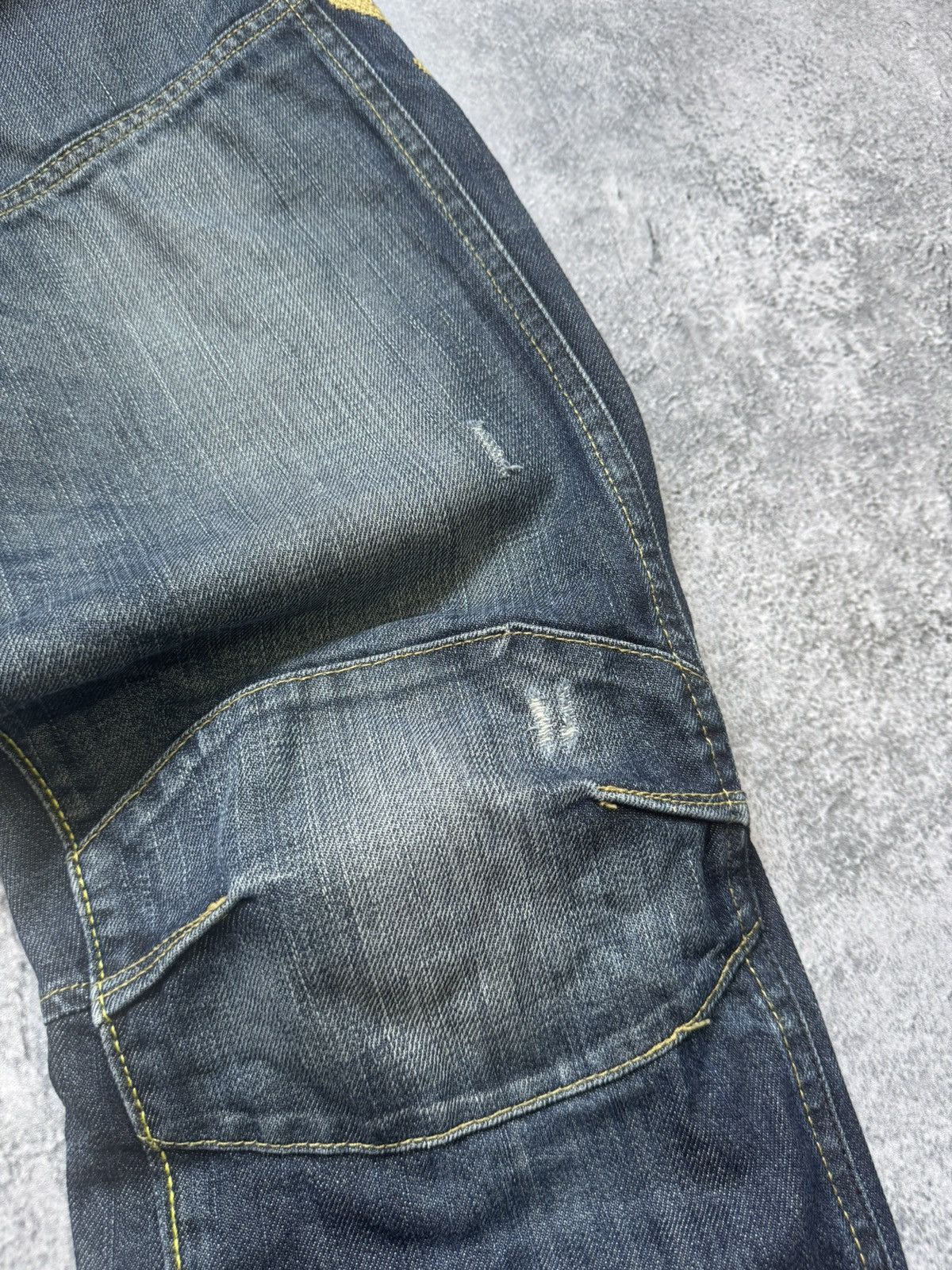 G-Star G-Star RAW 96 Elwood 5620 Heritage Embro Buckle Jeans Size US 31 - 15 Thumbnail
