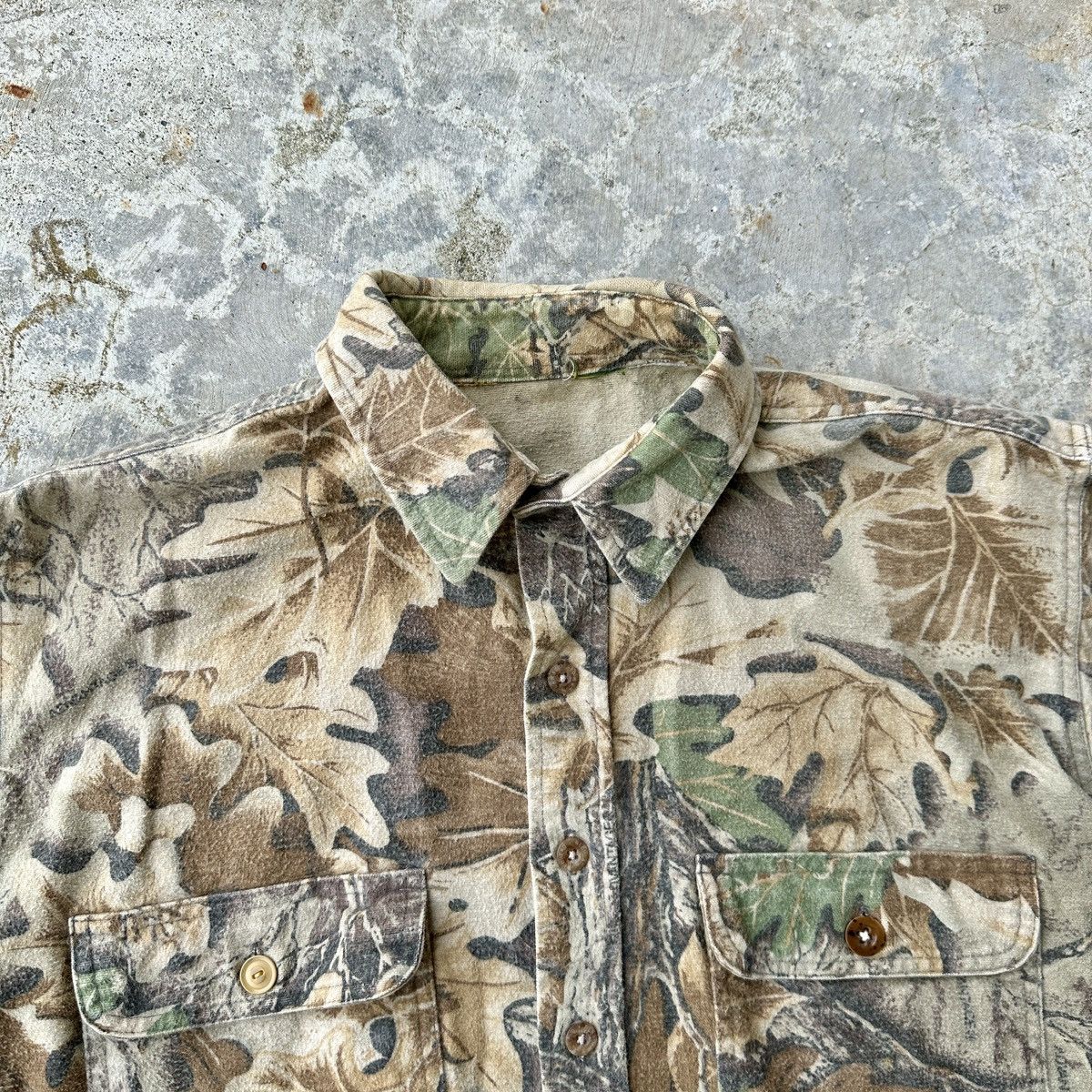 Cabelas × Realtree × Vintage 90s Realtree Hunter outdoor longsleeve Work shirt flannel Size US XL / EU 56 / 4 - 3 Thumbnail