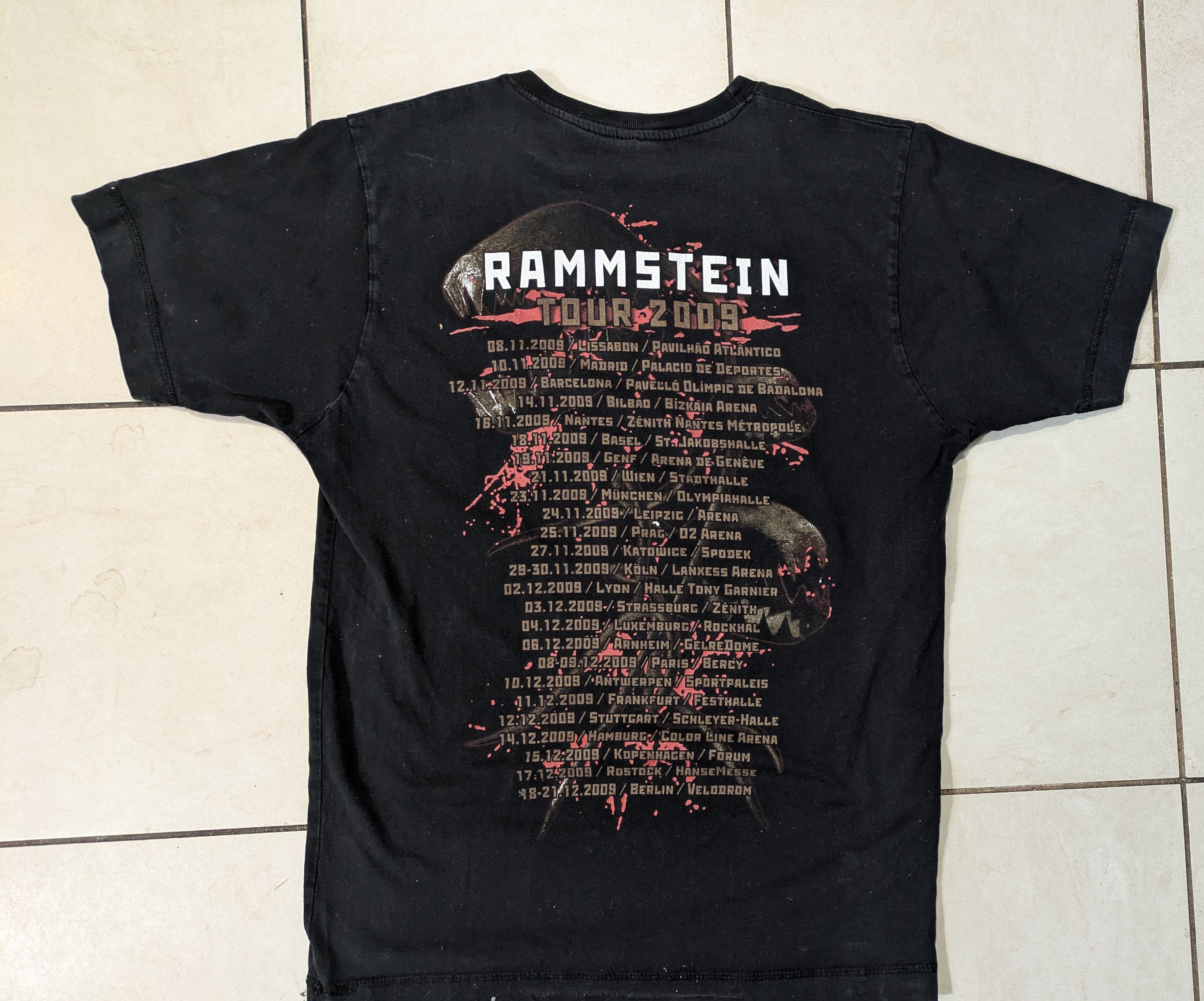 Band Tees RAMMSTEIN Liebe Ist Fur Alle Da 2009 TOUR T-Shirt Size US M / EU 48-50 / 2 - 2 Thumbnail