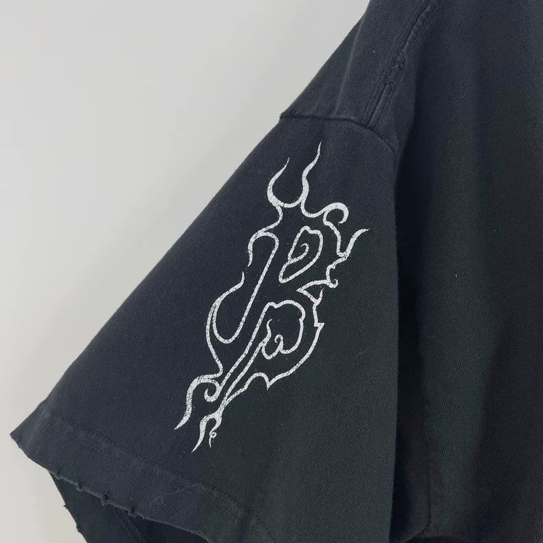 Balenciaga Balenciaga Black gothic flame lettering logo short sleeve Size US S / EU 44-46 / 1 - 5 Thumbnail