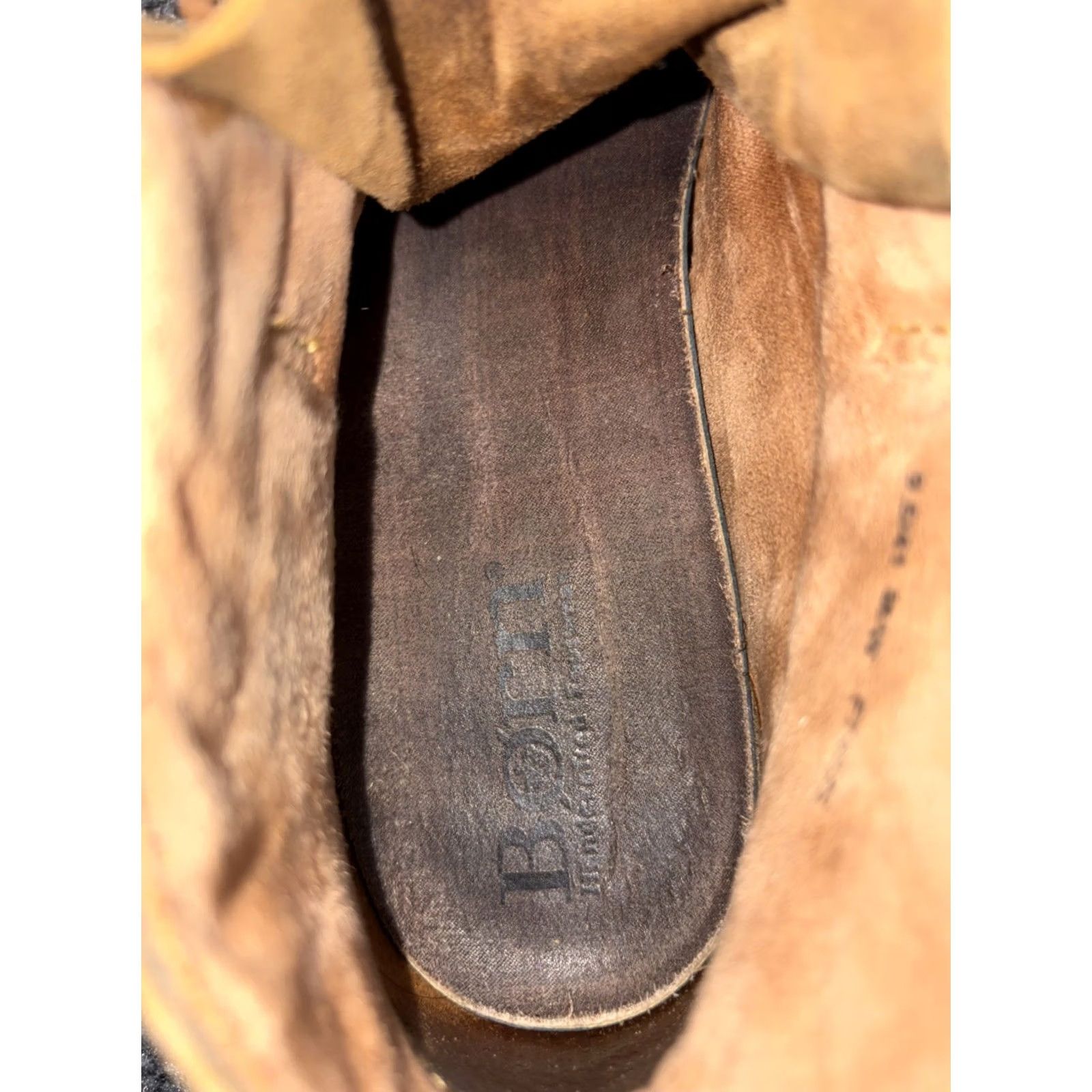 Born VINTAGE Born Wynter II Ankle Boots Bootie Women's Sz 9.5 Brown Nubuck Leather BR0054057 Size US 10 / IT 40 - 4 Thumbnail