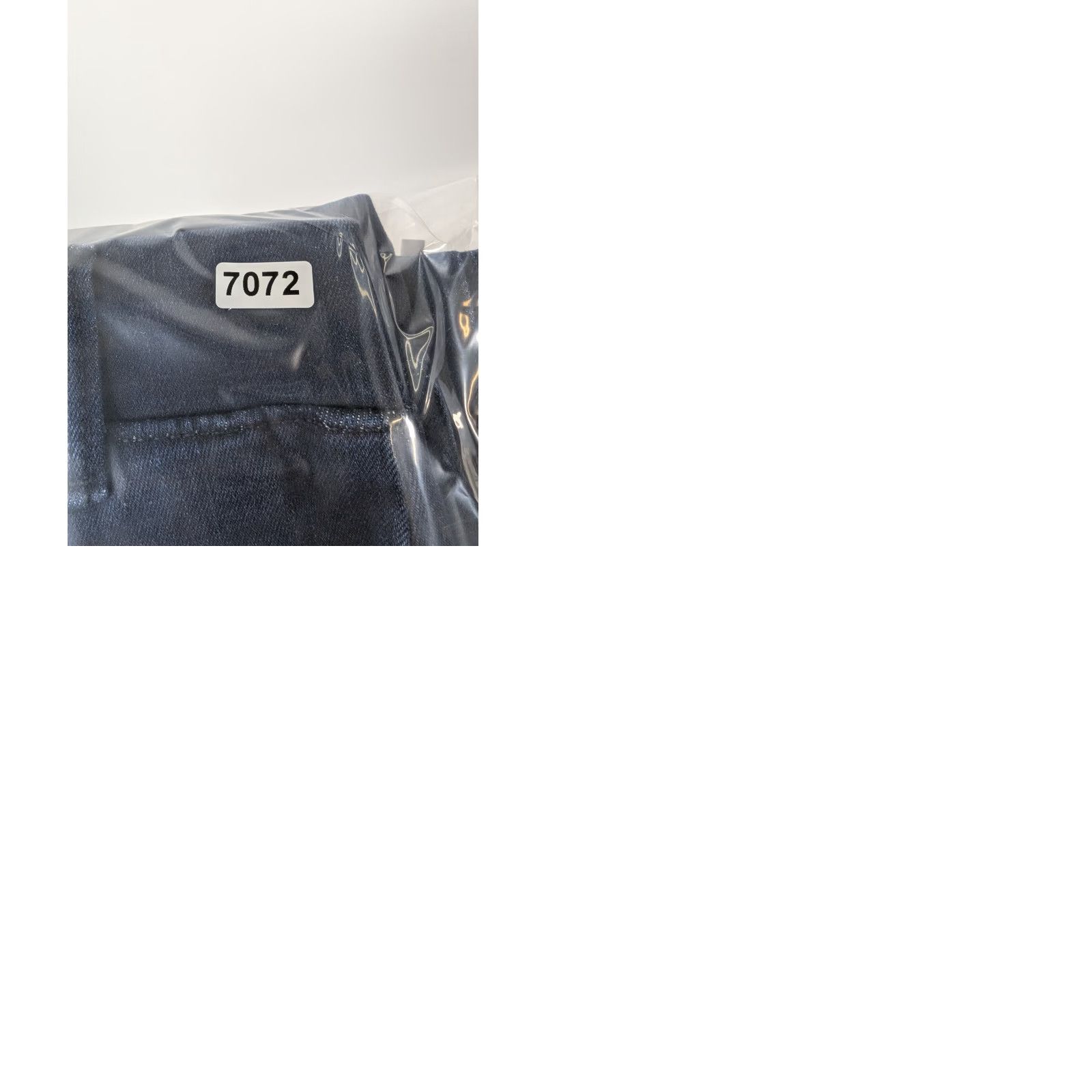 Denime Betabrand Denim Jeans Straight Leg W0626 S Indigo 4-Way Stretch Elastic Waist Logo Pockets Long Classic Women’s Pants Size 28" / US 6 / IT 42 - 9 Thumbnail