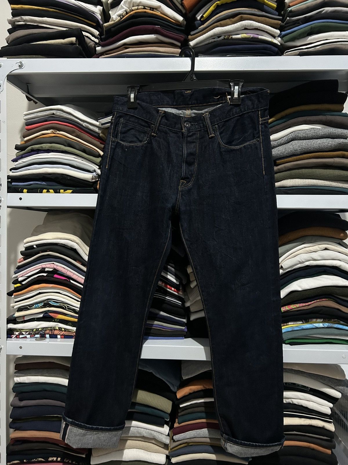 KURO Vintage Kuro Grahite Selvage Jeans Size US 31 - 4 Thumbnail