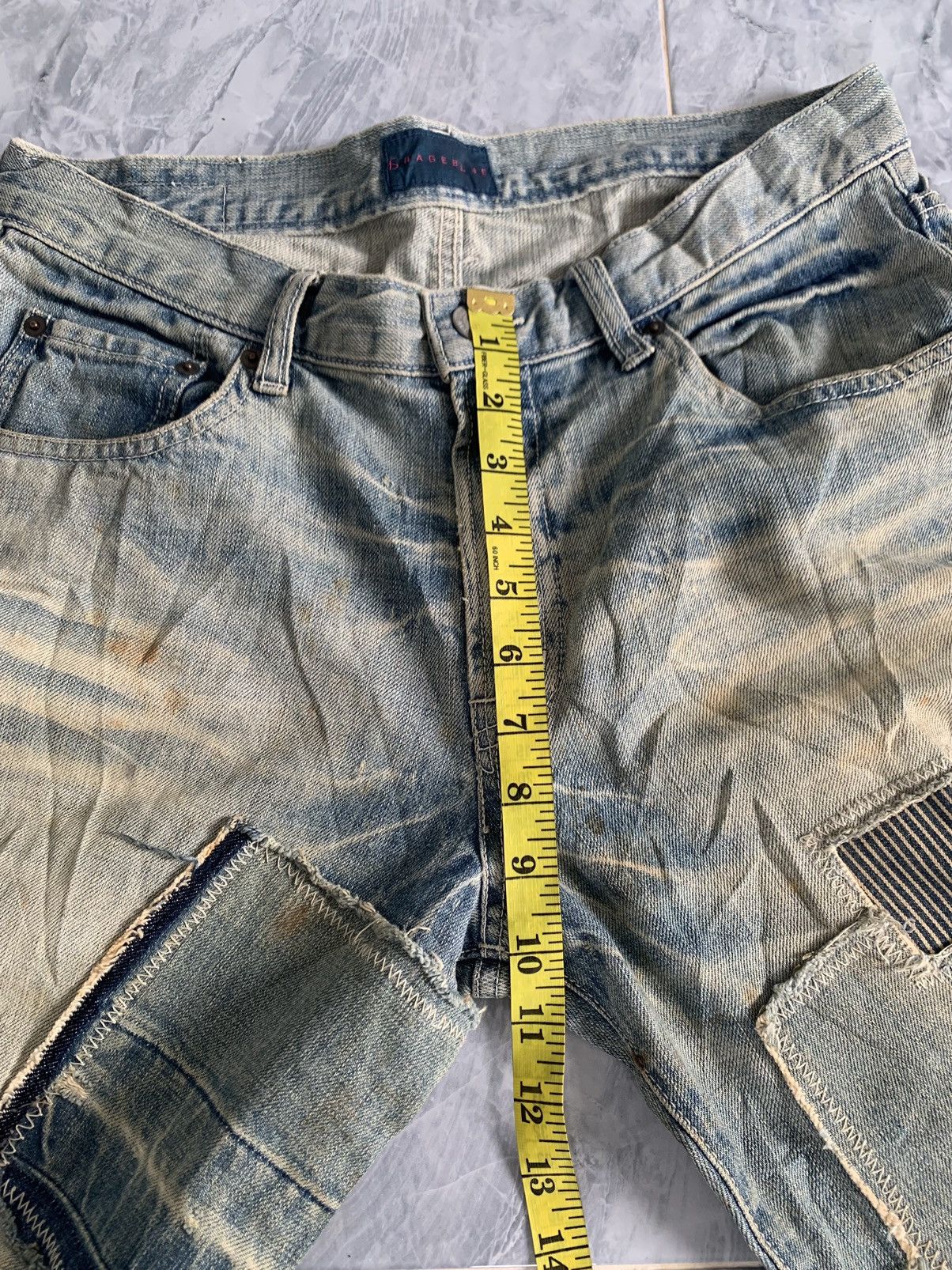 Japanese Brand Rageblue Patches Denim Pants Size US 33 - 18 Thumbnail