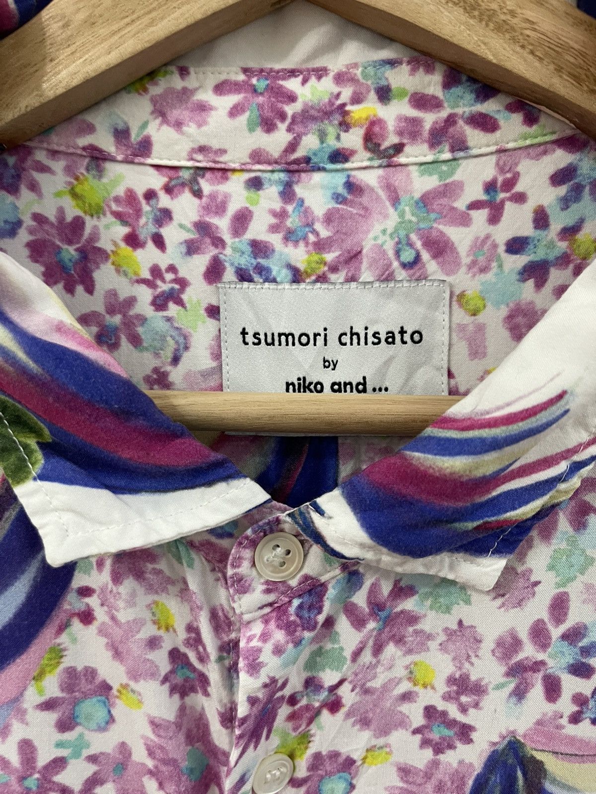 Tsumori Chisato Tsumori Chinato Rayon Oversized Shirts Size US L / EU 52-54 / 3 - 3 Thumbnail