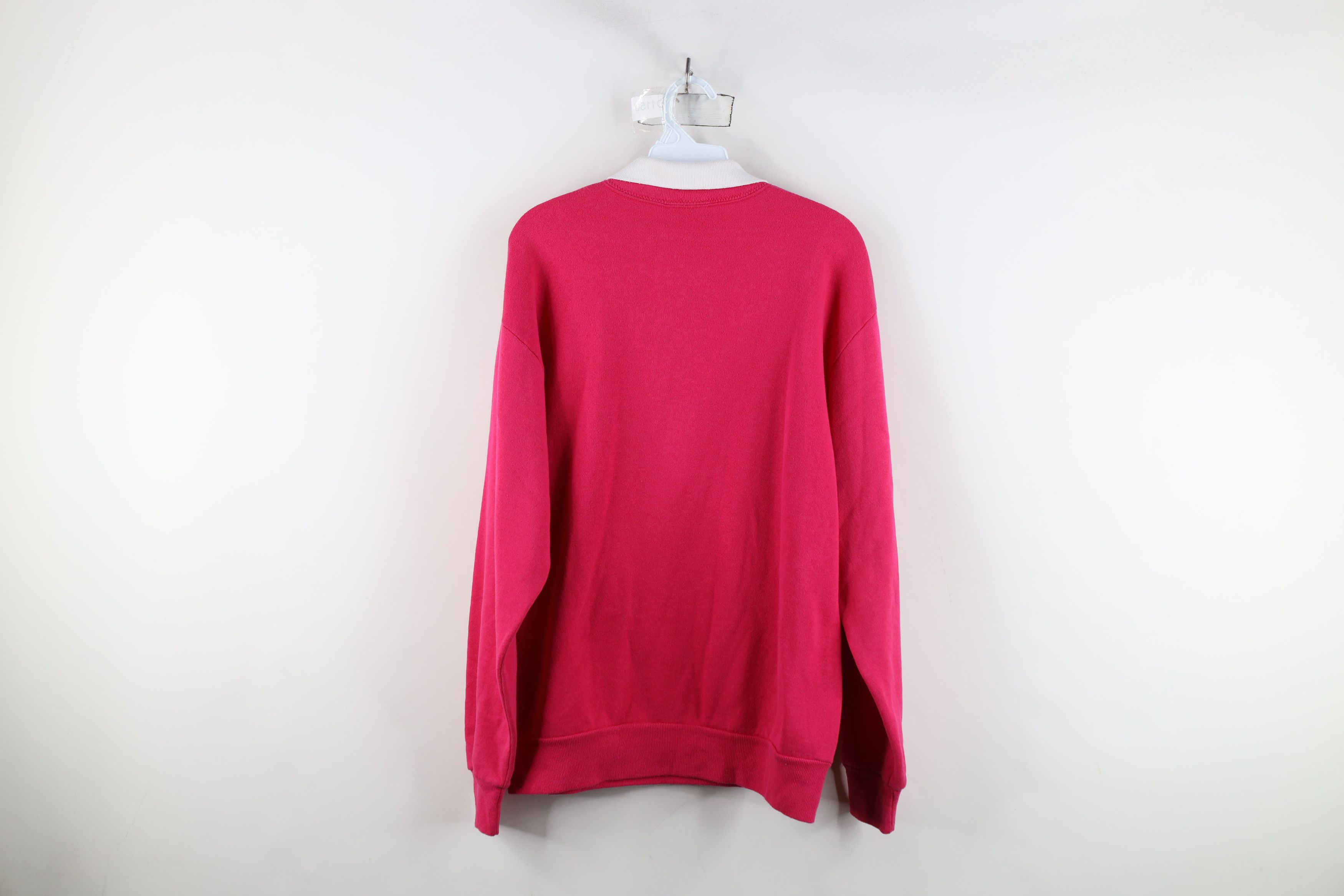 Vintage Vintage 90s Streetwear Friendship Flower Collared Sweatshirt Size M / US 6-8 / IT 42-44 - 12 Thumbnail