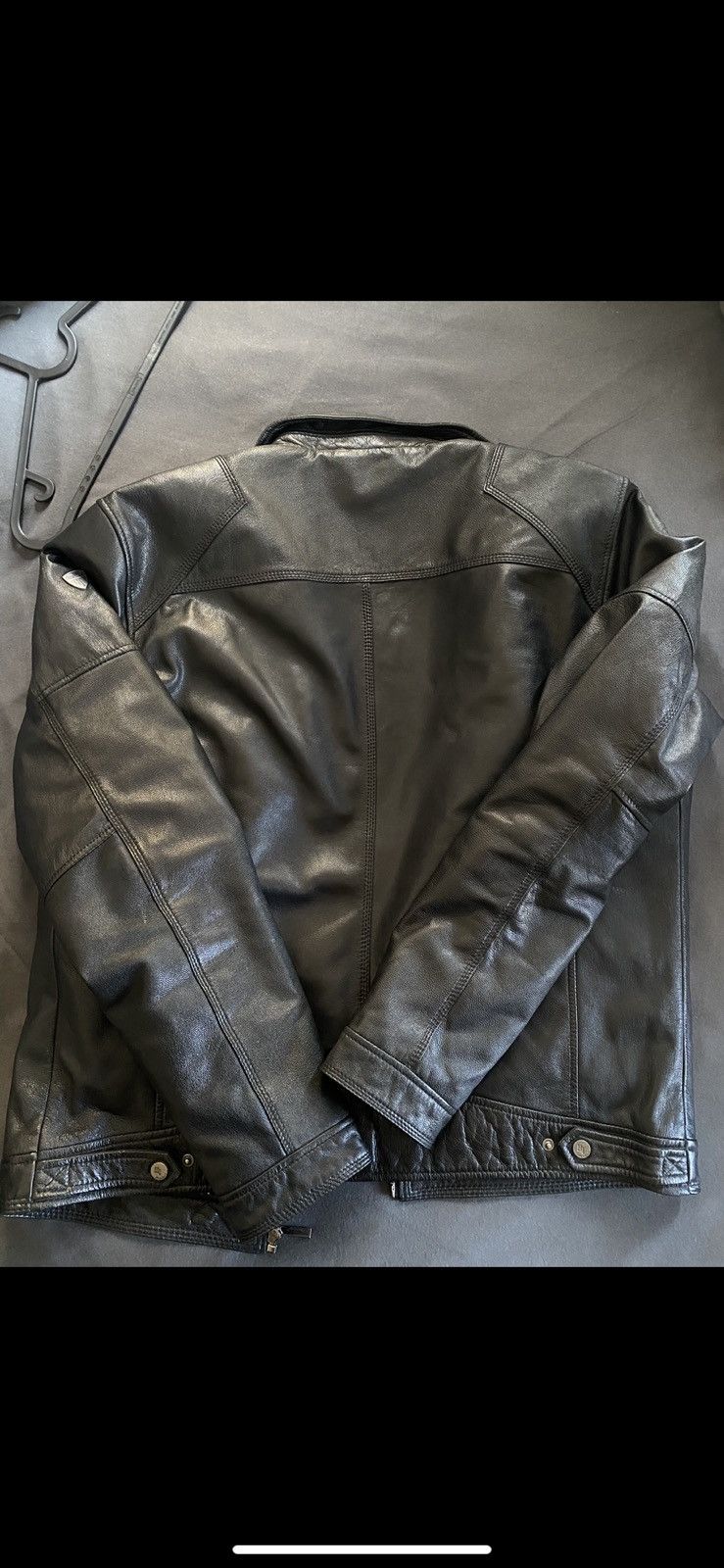Other Vintage leather jacket Size US L / EU 52-54 / 3 - 3 Thumbnail