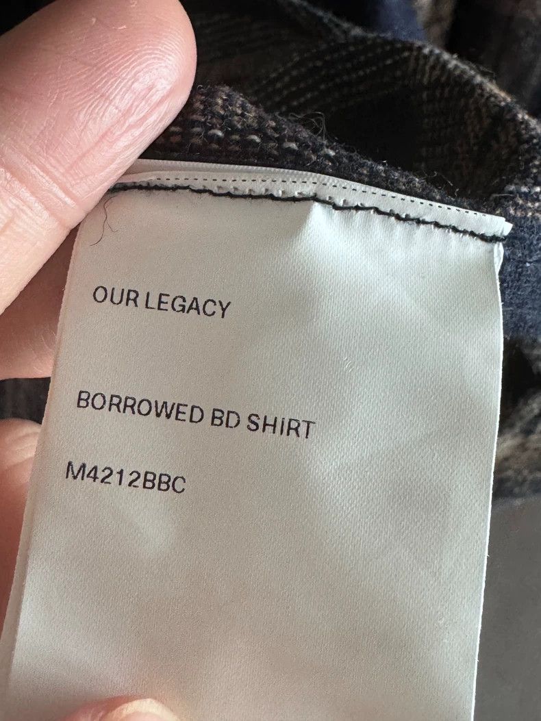 Our Legacy our legacy size 46 Borrowed Shirt Woollen Shirt 2502-Nexta Size US M / EU 48-50 / 2 - 4 Thumbnail