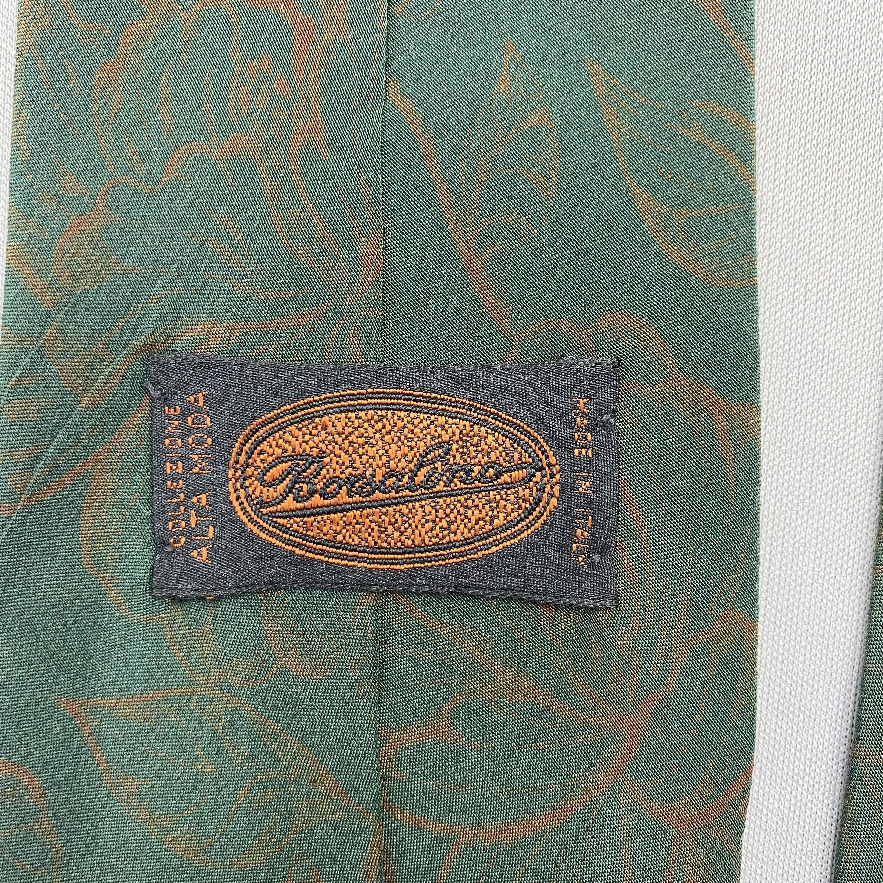 Borsalino Vintage Borsalino SILK Necktie Cravate Pure Silk Neck Tie Size ONE SIZE - 7 Thumbnail