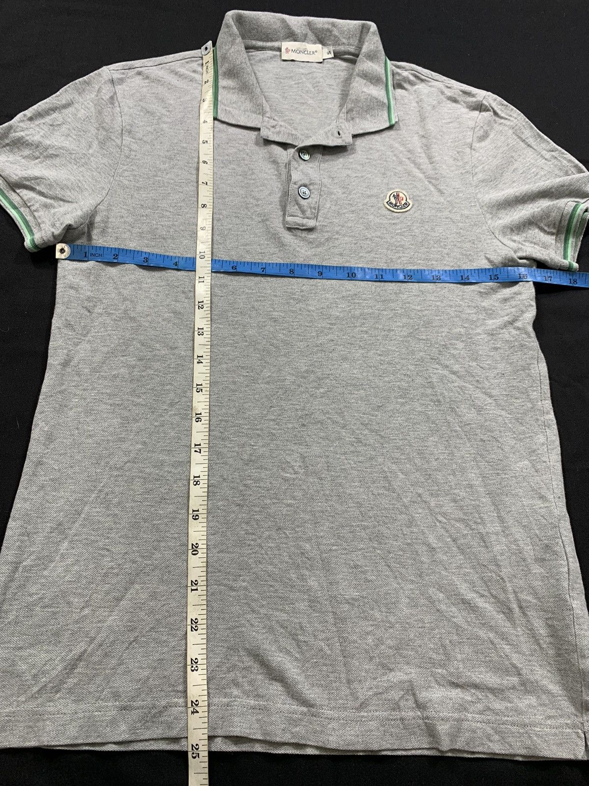 Moncler Vintage Moncler Maglia polo short sleeve Size US S / EU 44-46 / 1 - 11 Thumbnail