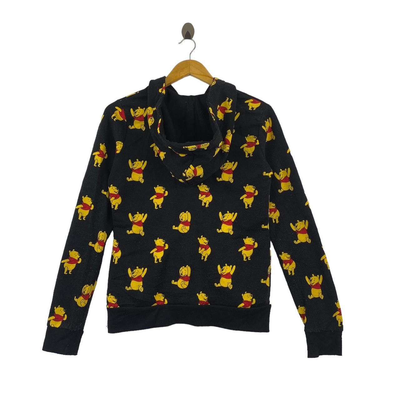 Disney DISNEY WINNIE THE POOH Over Print AOP Cartoon Zipper Hoodie Size M / US 6-8 / IT 42-44 - 2 Thumbnail