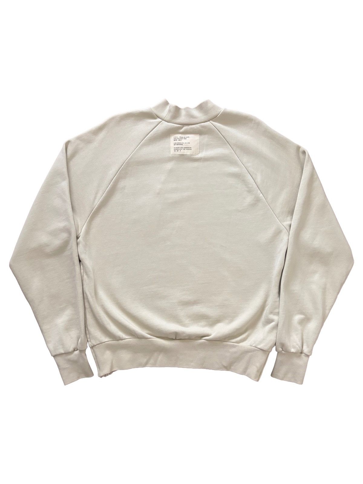 Fear of God Fear of God x Pacsun Beige Sidezip Mockneck Sweatshirt US M Size US M / EU 48-50 / 2 - 2 Thumbnail
