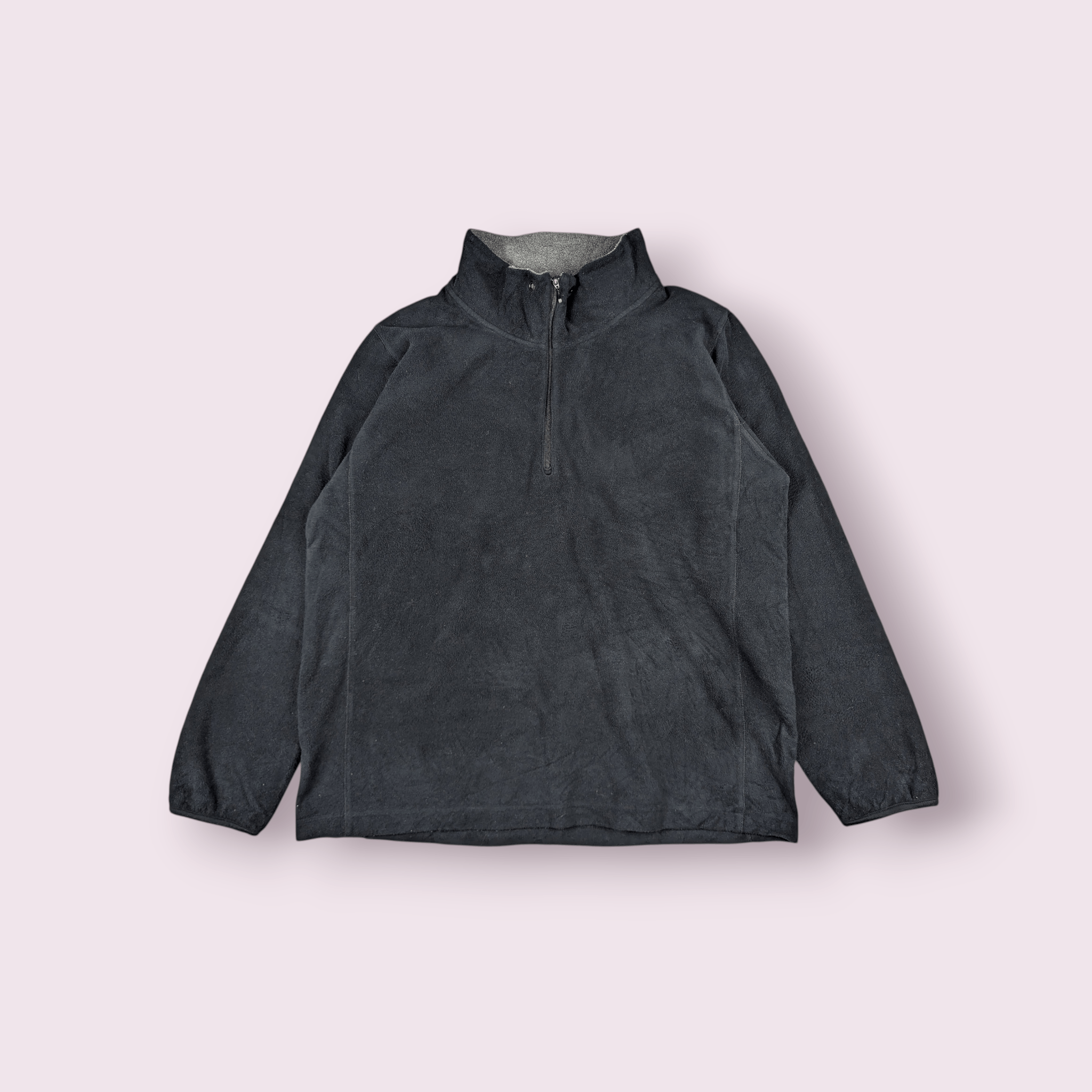 Uniqlo UNIQLO Dark Blue Micro Fleece Sweatshirts Pullover Size US L / EU 52-54 / 3 - 1 Thumbnail
