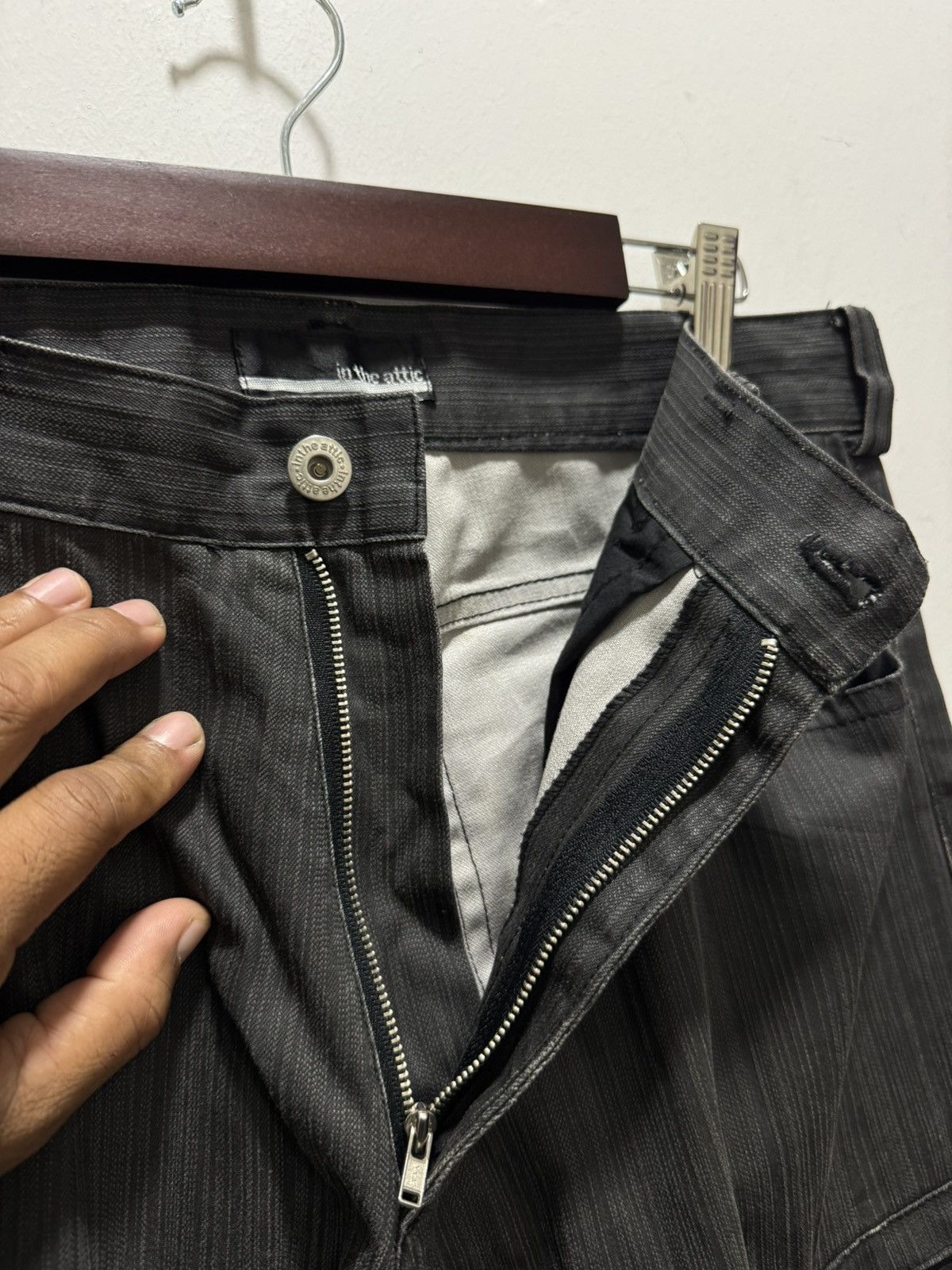 Japanese Brand JAPANESE STYLE IN THE ATTIC GOTH BONDAGE PUNK CARGO PANTS Size US 29 - 8 Thumbnail