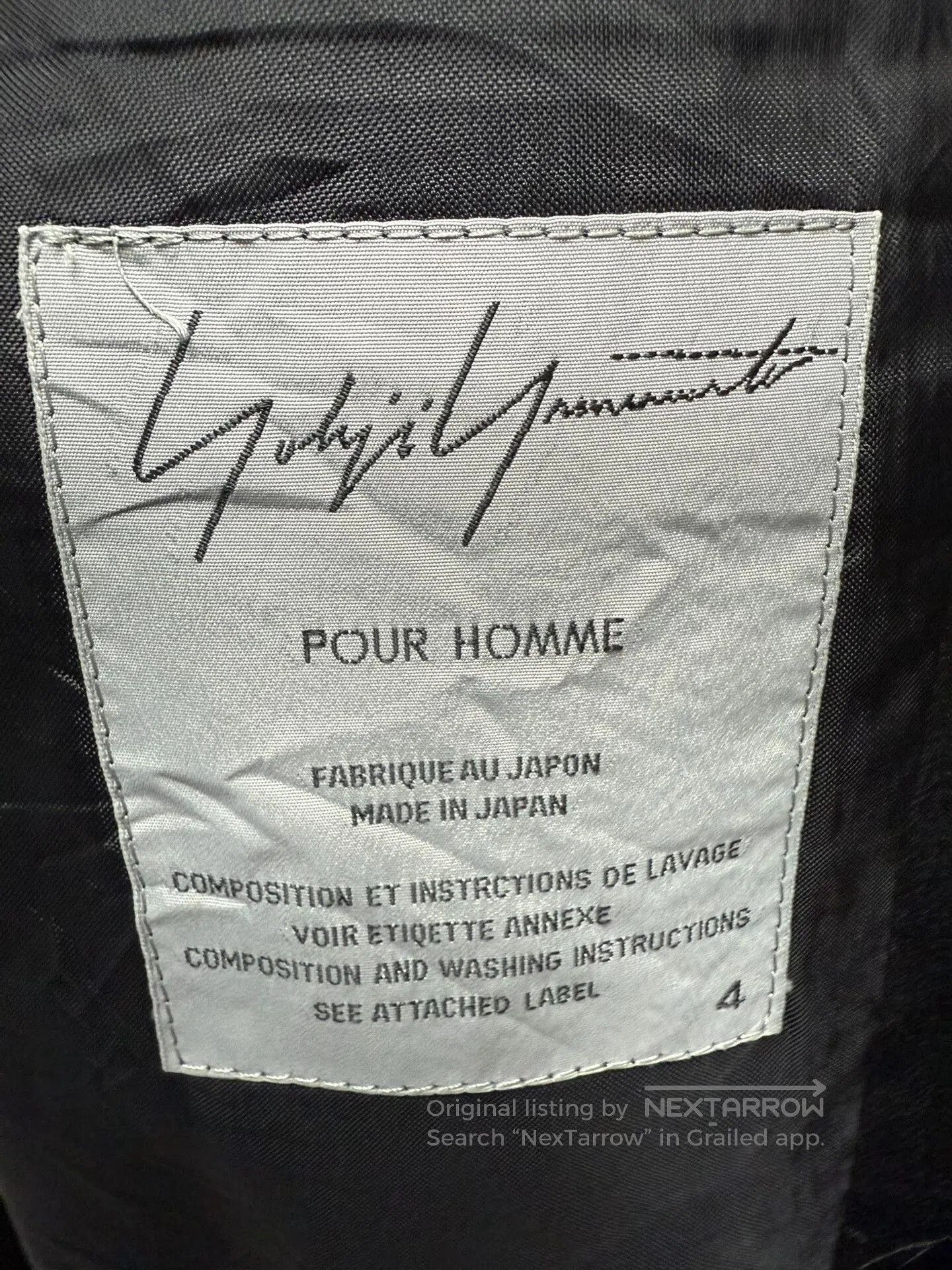 Yohji Yamamoto yohji yamamoto black duffle coat with horn buttons. Size US L / EU 52-54 / 3 - 6 Thumbnail