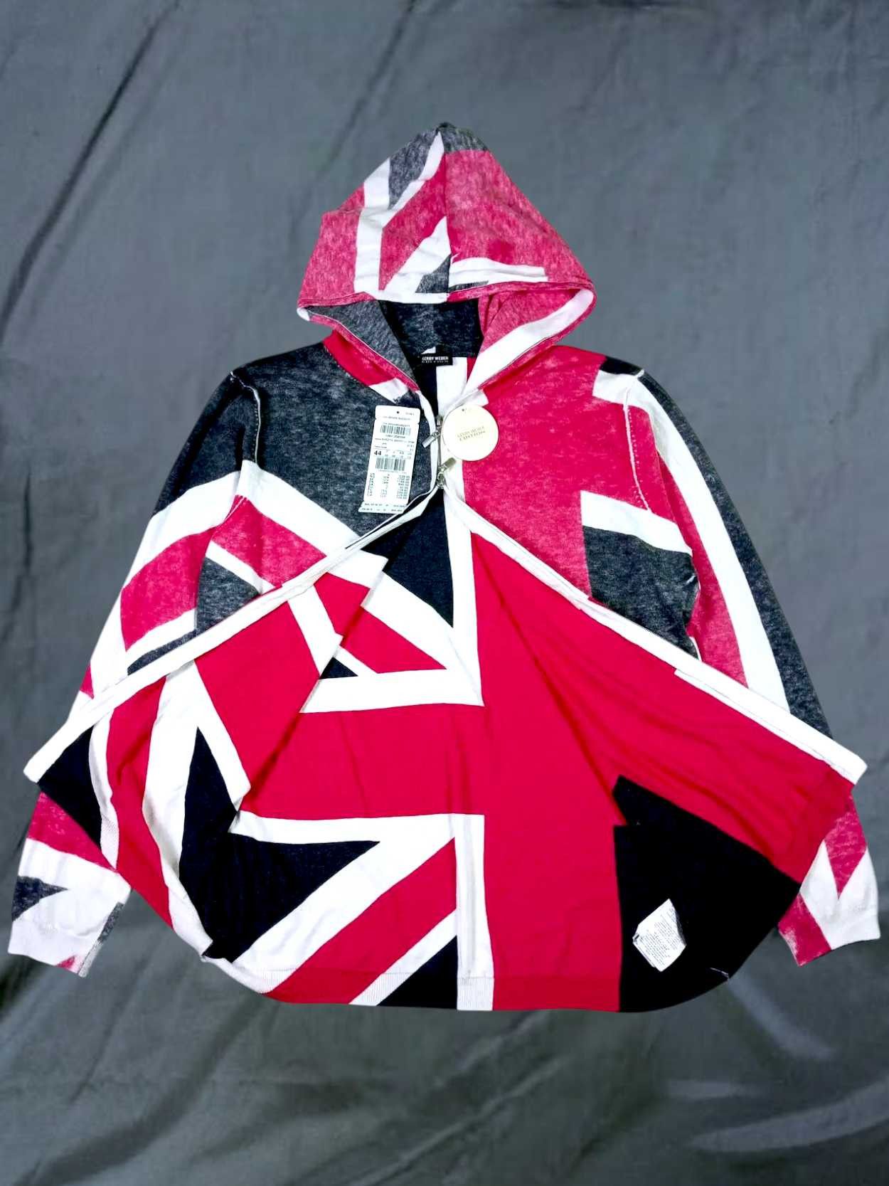 Designer × Japanese Brand Gerry Weber Zipper Hoodie Union Jack All Over Print Size US L / EU 52-54 / 3 - 10 Thumbnail