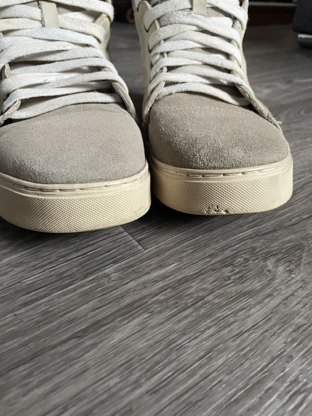 Allsaints ALLSAINTS SPITALFIELDS SUEDE HI-TOP SHOUS Size US 8 / EU 41 - 7 Thumbnail
