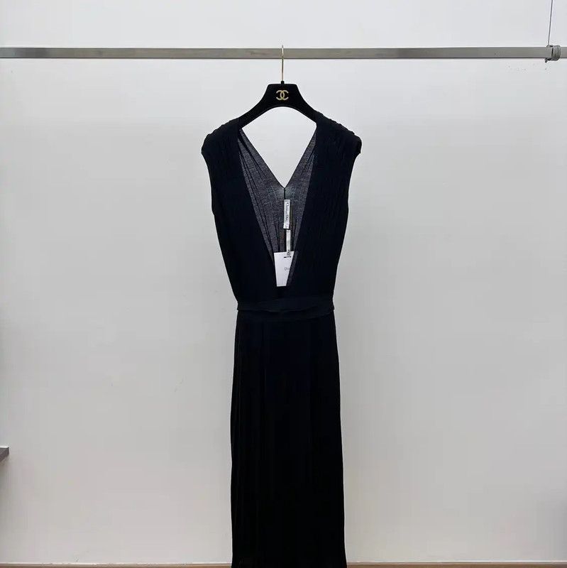 Dior Black Women's Midi Dress 0089