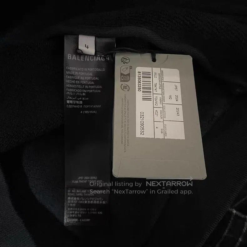 Balenciaga Balenciaga Wool Plaid Scarf Faux Two-Piece Zip Hoodie Size US XL / EU 56 / 4 - 4 Thumbnail