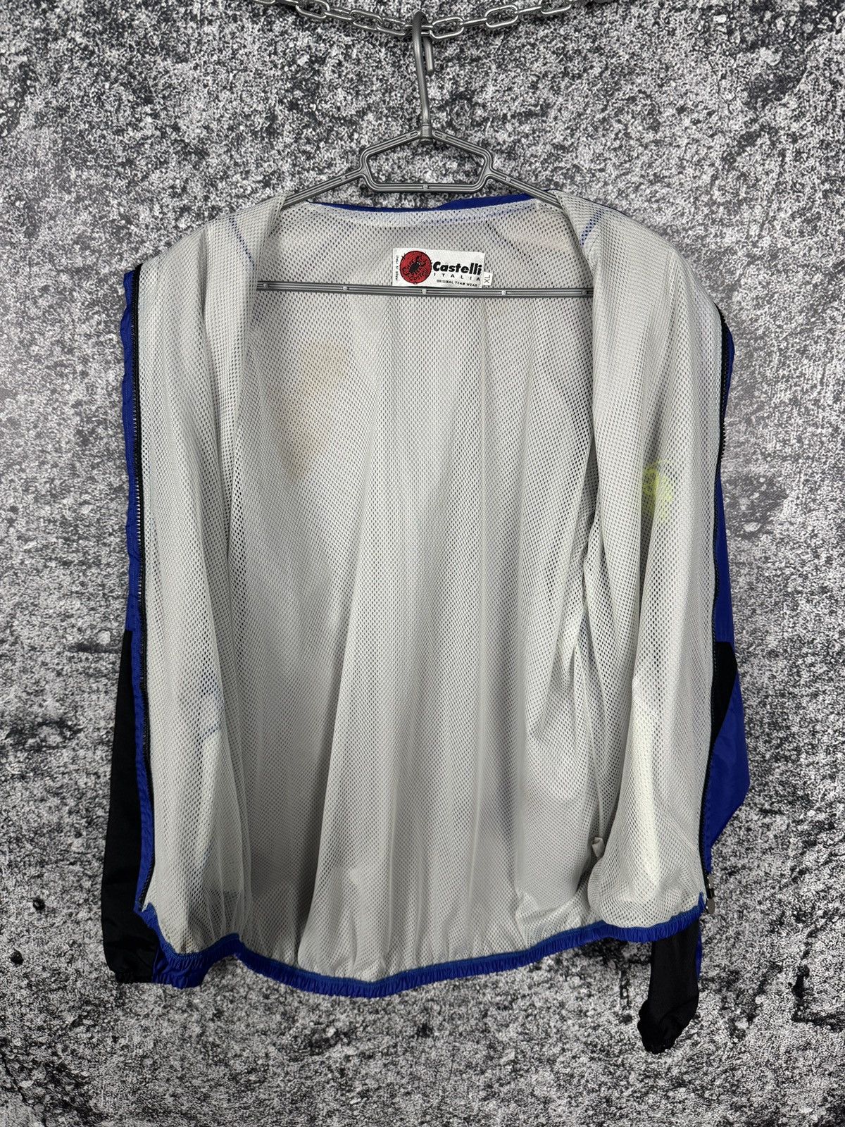Vintage Castelli Italia Vintage Full Zip Cycling Jacket Windbreaker Size US XL / EU 56 / 4 - 8 Thumbnail