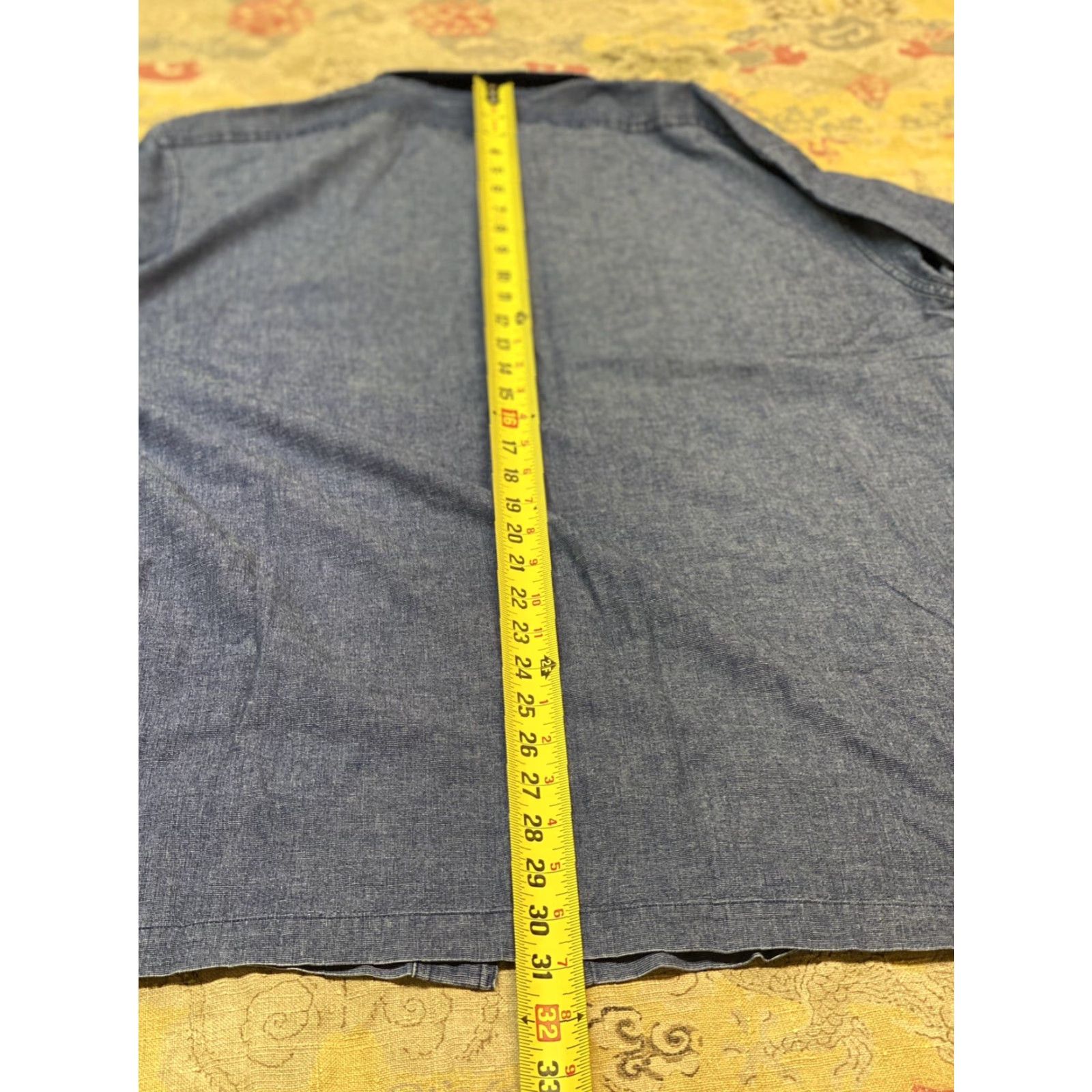 Polo Ralph Lauren VINTAGE Polo Ralph Lauren Hutchenson Blue Button-Shirt Mens M Long Sleeve Collared Shirt (Blue) - Classic Fit, Cotton Size US M / EU 48-50 / 2 - 7 Thumbnail