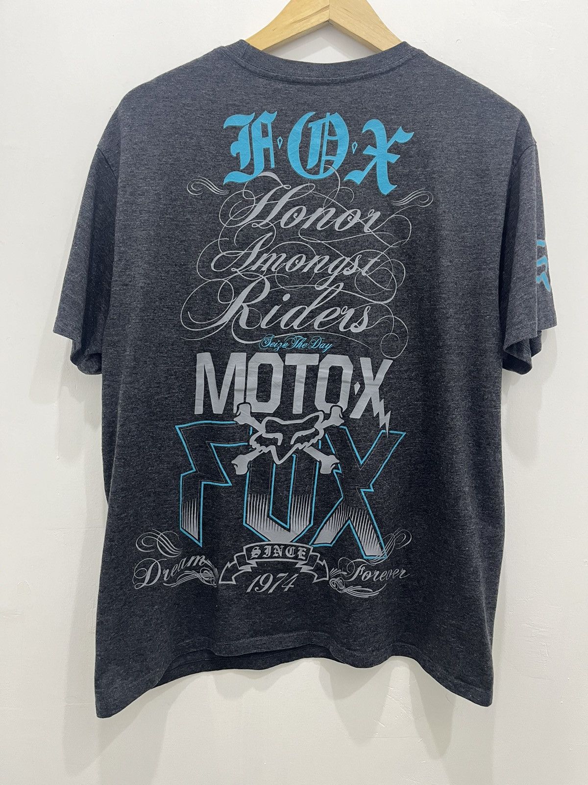Fox Racing Overprinted fox Short Sleeve Y2K Tshirt Size US L / EU 52-54 / 3 - 7 Thumbnail