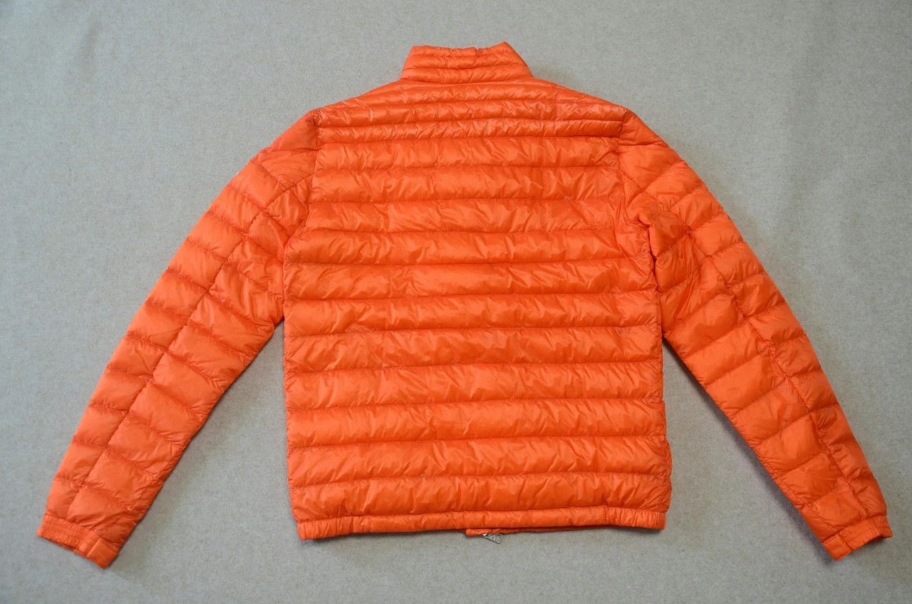 Moncler Moncler orange lightweight down logo S unisex jacket Size US S / EU 44-46 / 1 - 5 Thumbnail