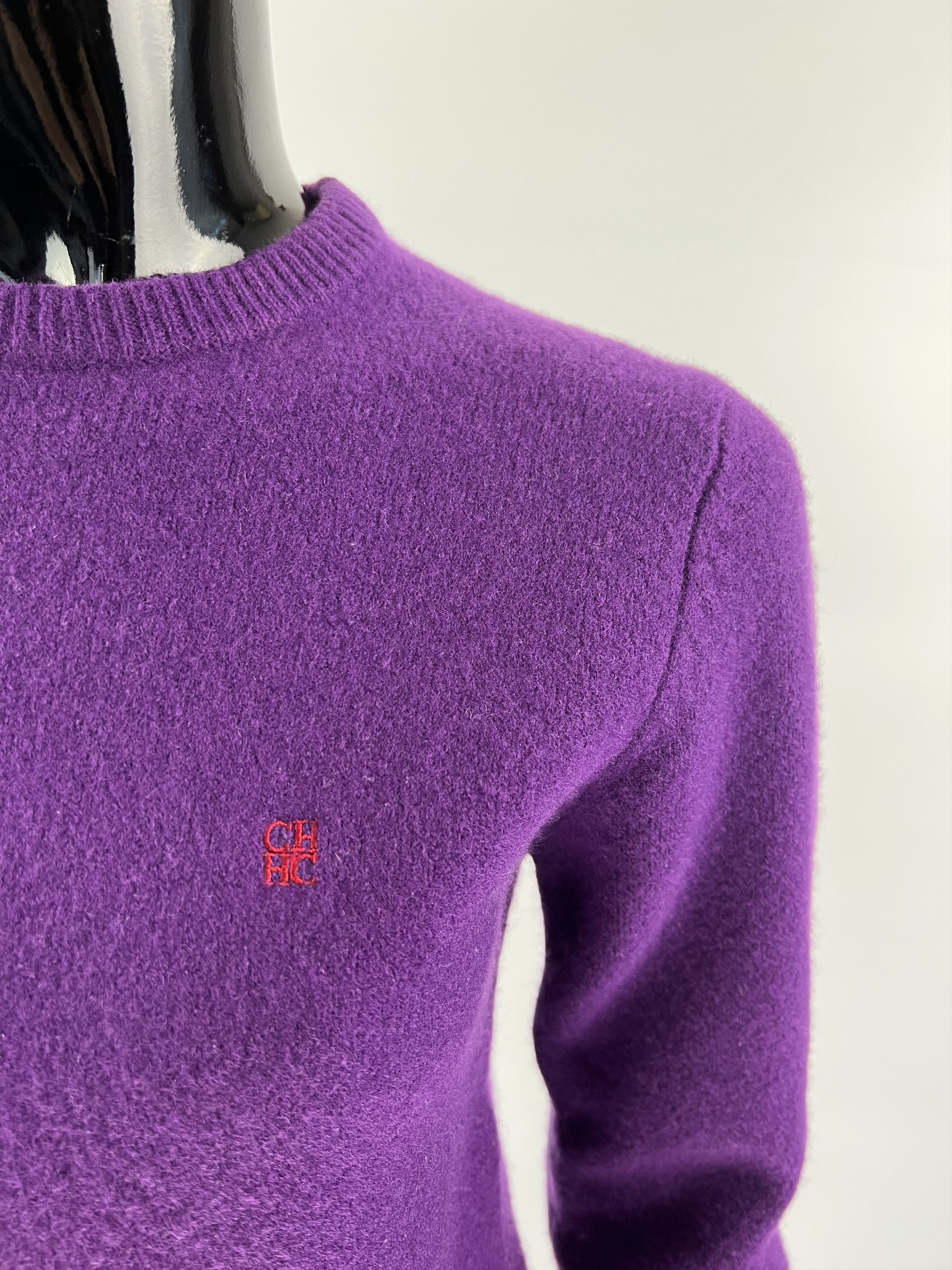 Carolina Herrera Carolina Herrera Women's 100% Lambswool Jumper Sweater Size S / US 4 / IT 40 - 4 Thumbnail