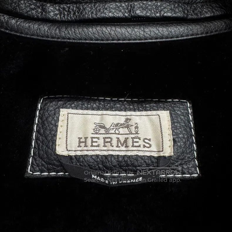 Hermes Hermes Lined with mink fur suede jacket Size US M / EU 48-50 / 2 - 3 Thumbnail