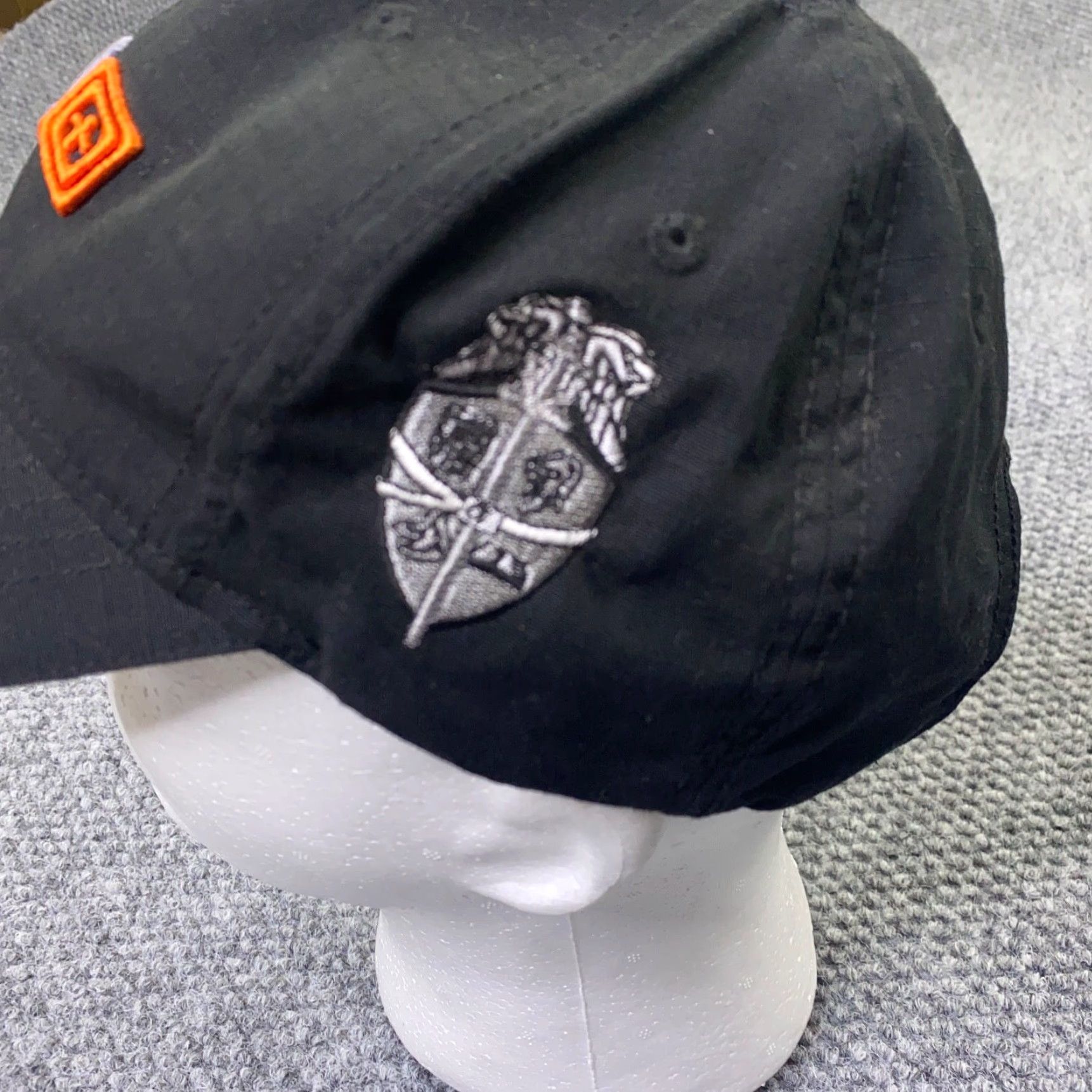 Vintage 5.11 Tactical Hat Mens One Size Black Adjustable Embroidered Logo Size ONE SIZE - 5 Thumbnail