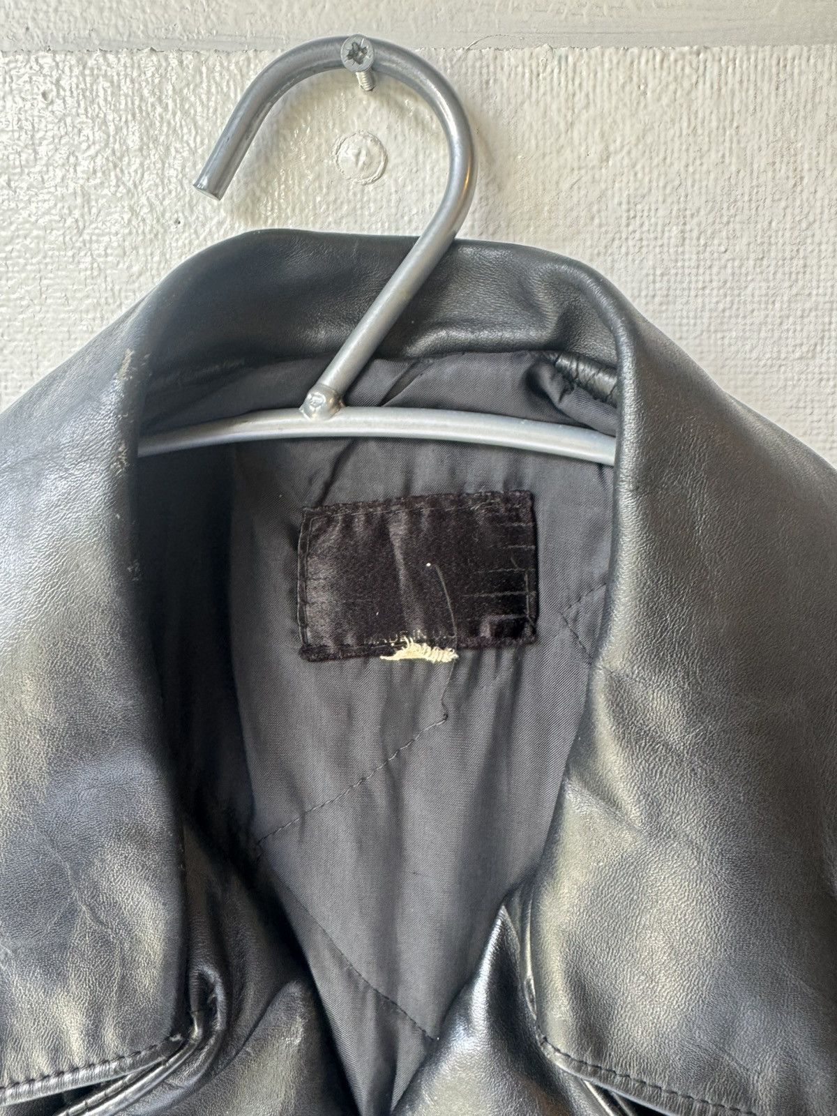 Vintage Vintage 60s Leather Biker Jacket Size US L / EU 52-54 / 3 - 9 Thumbnail