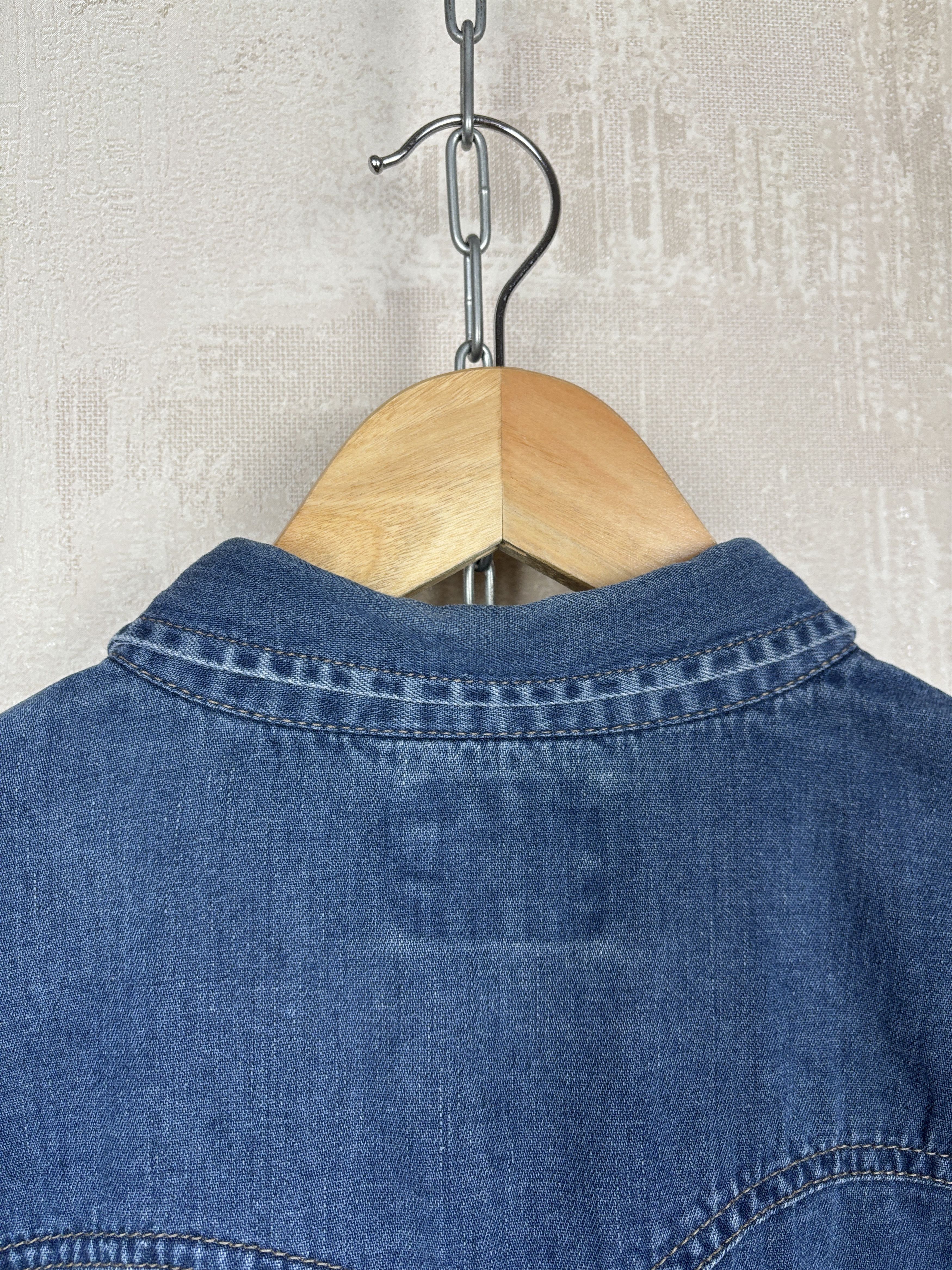 Levi's 90's Levi's Vintage Western Denim Jeans Pearl Snap Shirt Size US XL / EU 56 / 4 - 17 Thumbnail