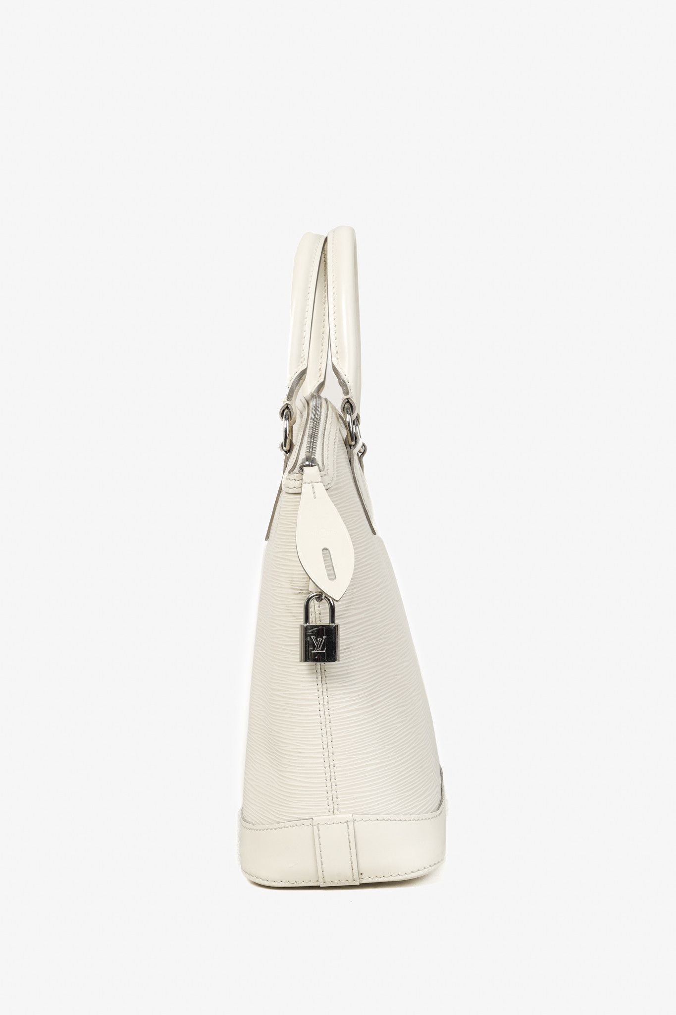 Louis Vuitton Louis Vuitton Vintage White Epi Lockit Bag Size ONE SIZE - 3 Thumbnail