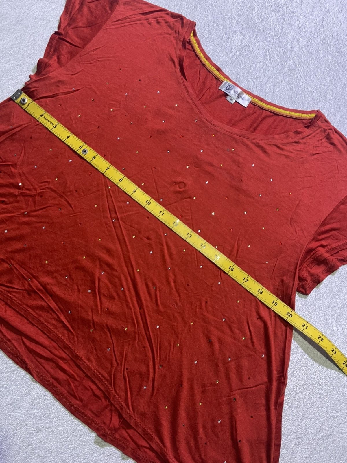 Hysteric Glamour Y2K MICHEL KLEIN short sleeve tshirt women's Size L / US 10 / IT 46 - 8 Thumbnail