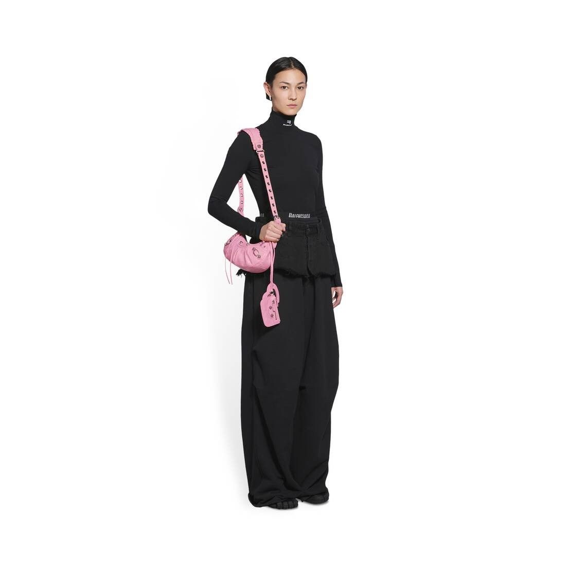 Balenciaga o1mt1gz0125 Size: OS / Le Cagole Xs Shoulder Bag in Pink Size ONE SIZE - 2 Thumbnail