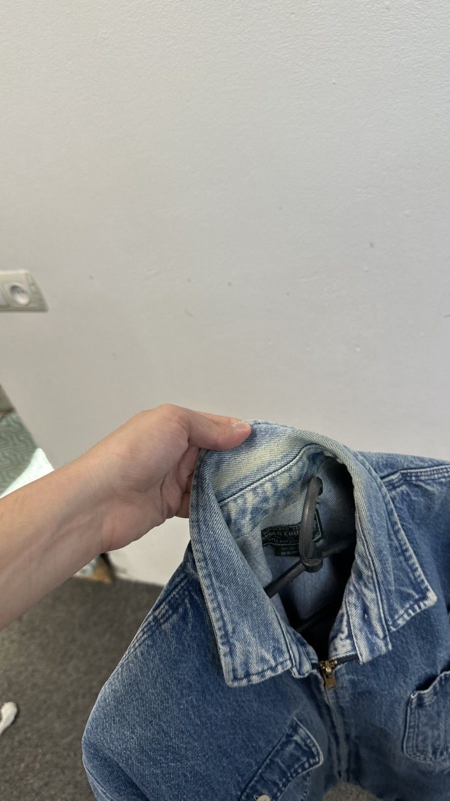 Polo Ralph Lauren 80'S POLO RALPH LAUREN distressed Zip-up Denim Jacket Size US M / EU 48-50 / 2 - 17 Thumbnail